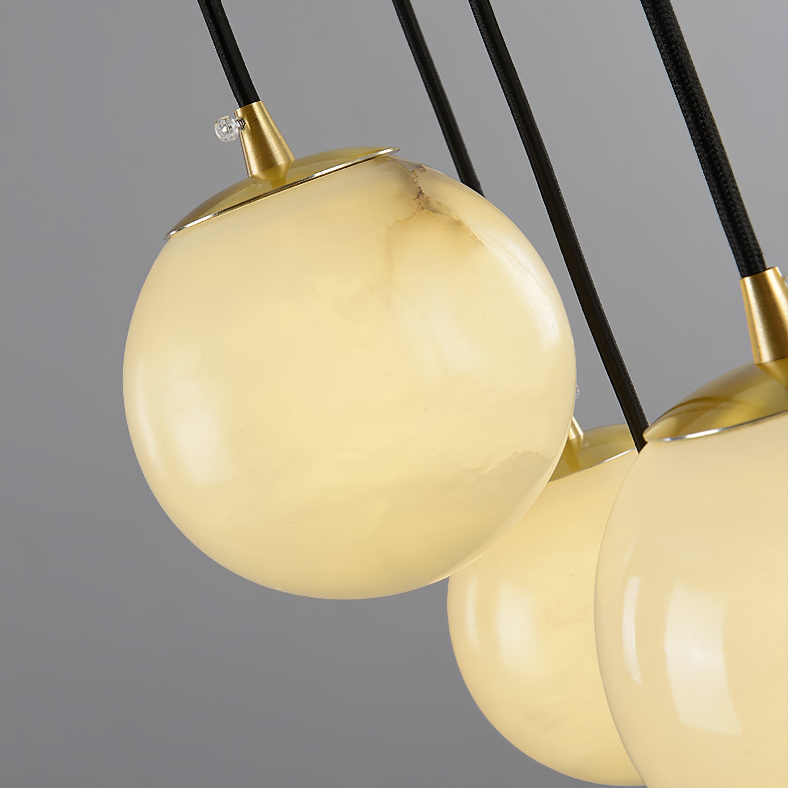 Afralia Balls Alabaster Modern Cluster Chandelier - Letslighting