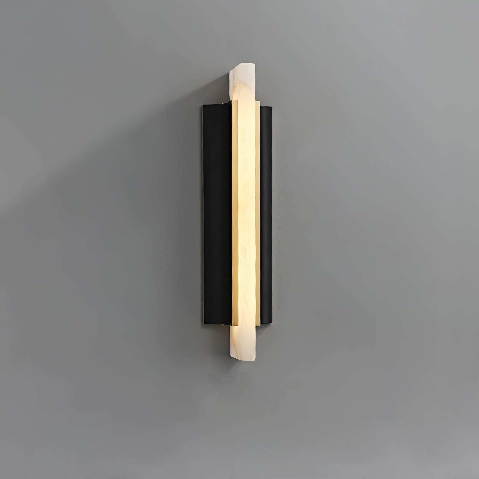 Blade Modern Metal & Alabaster Wall light