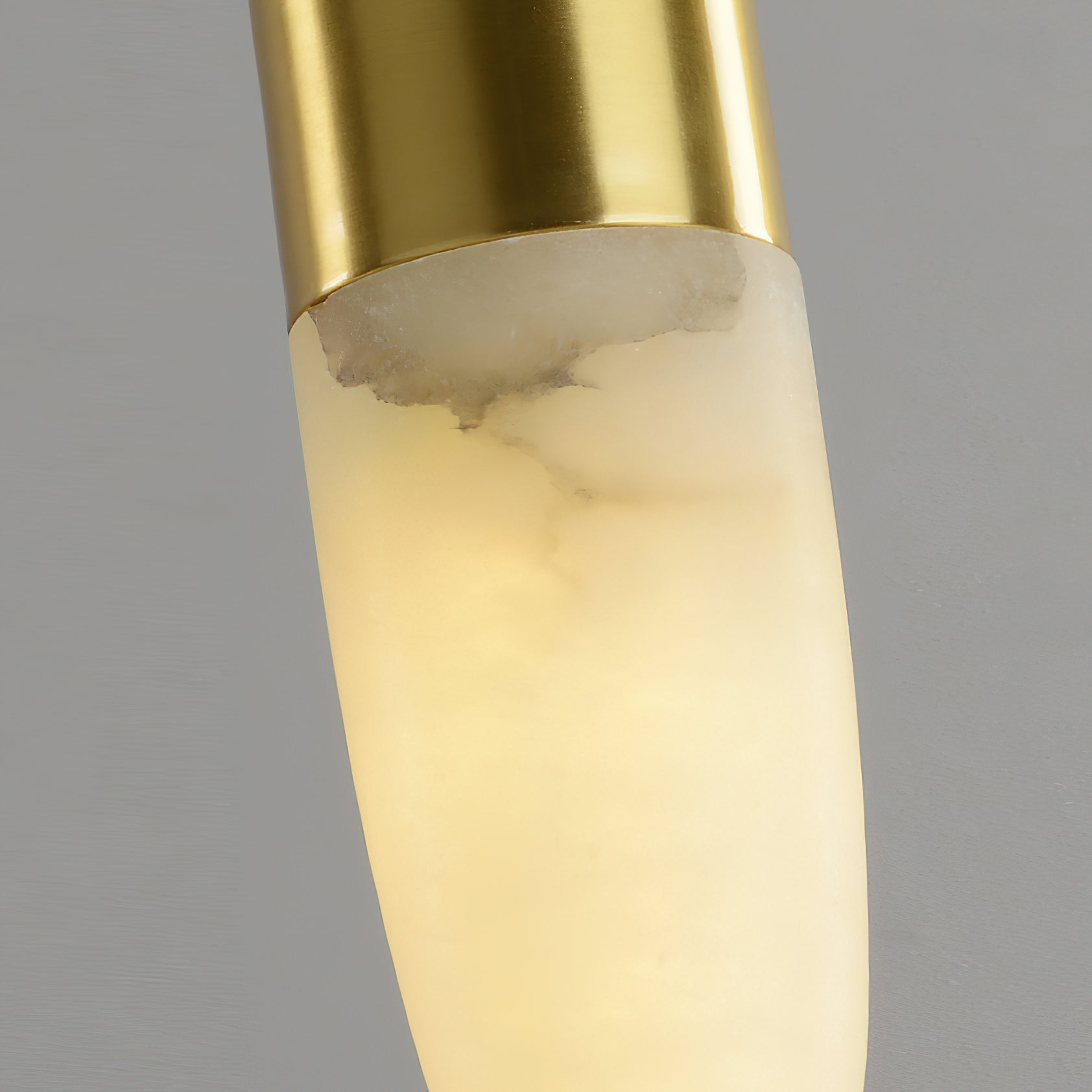 Spanish Alabaster Brass Pendant Light - Letslighting
