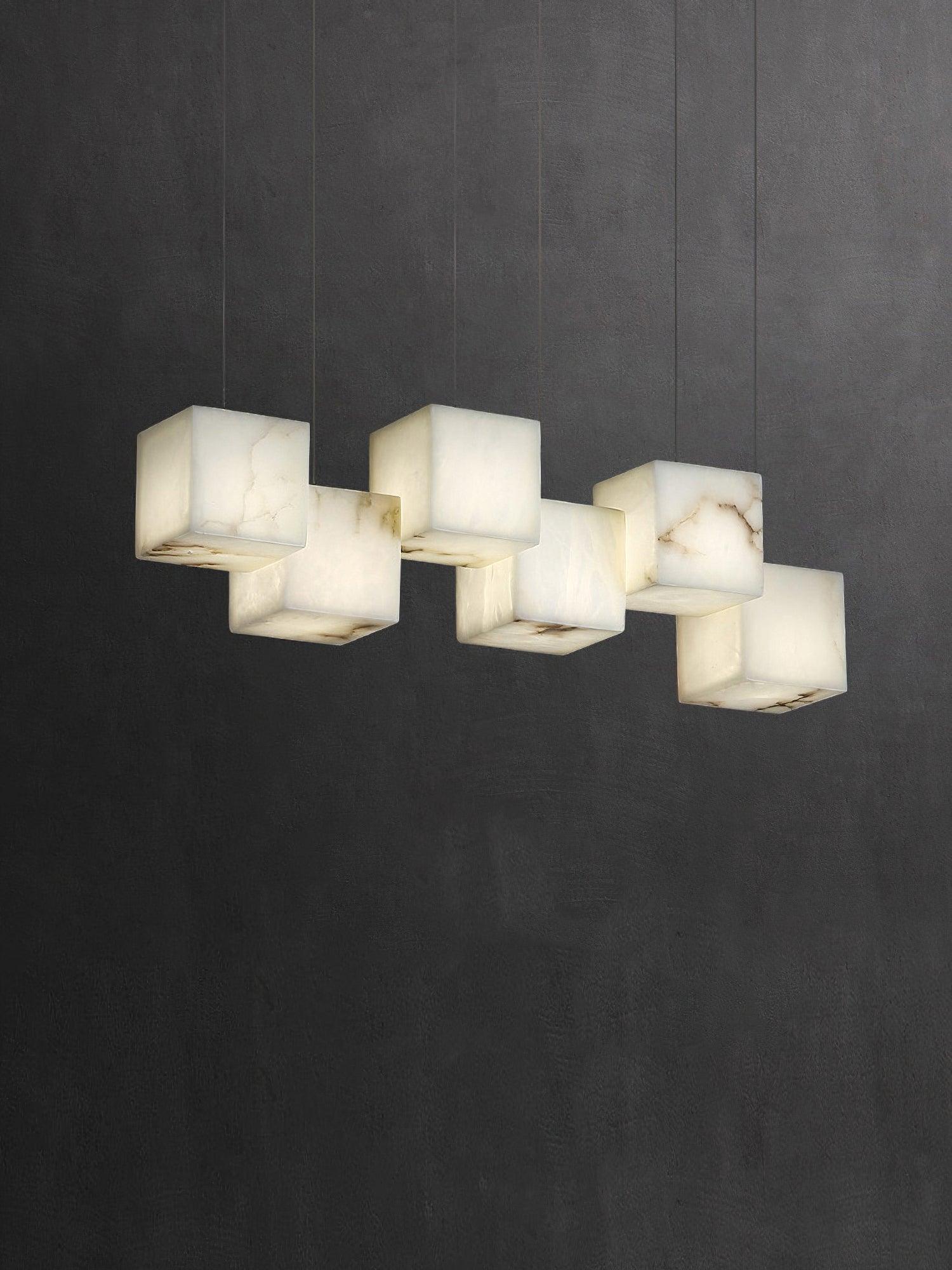 Eurraeel Alabaster Spiral Chandelier - Letslighting