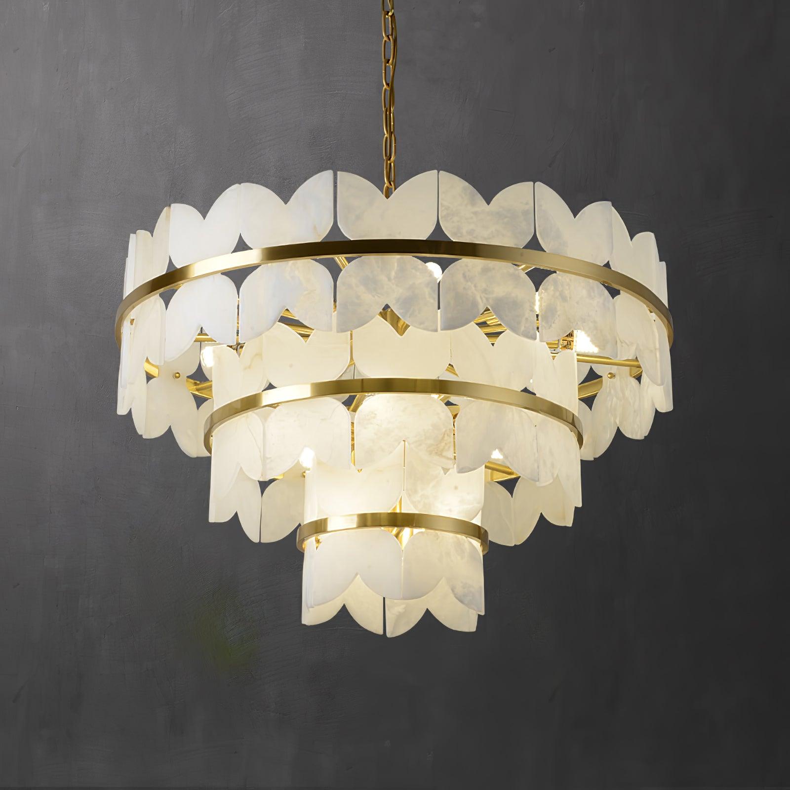 Seraphina Vintage Alabaster Chandelier