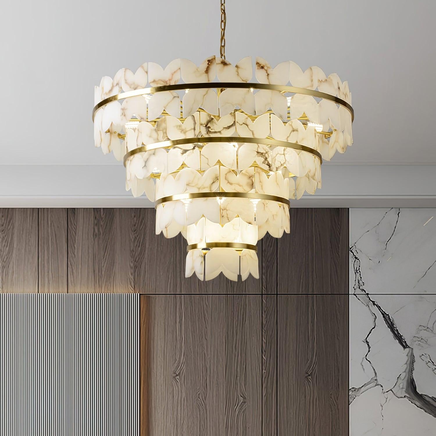 Seraphina Vintage Alabaster Chandelier