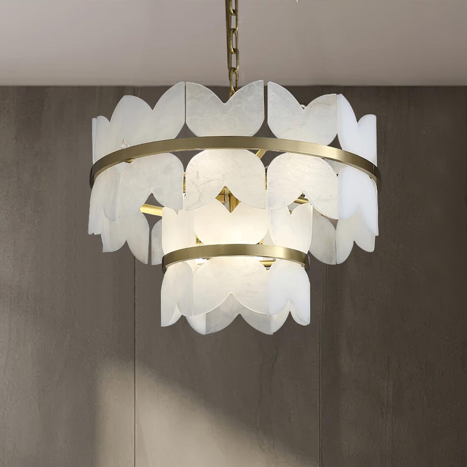 Seraphina Vintage Alabaster Chandelier