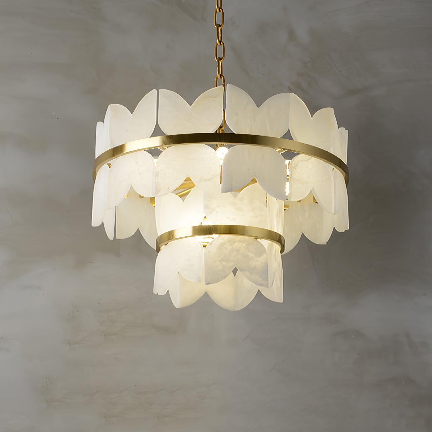 Seraphina Vintage Alabaster Chandelier