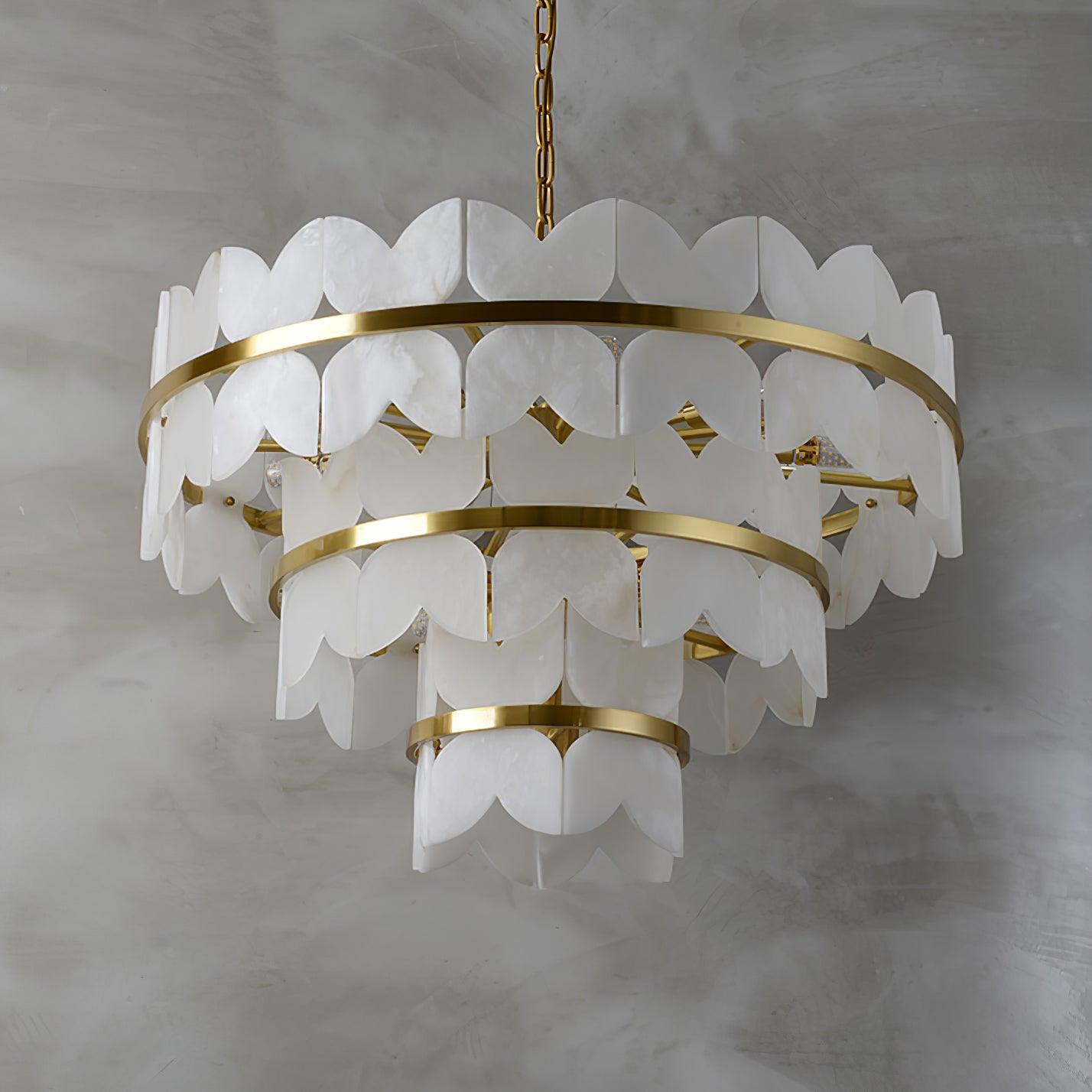 Seraphina Vintage Alabaster Chandelier