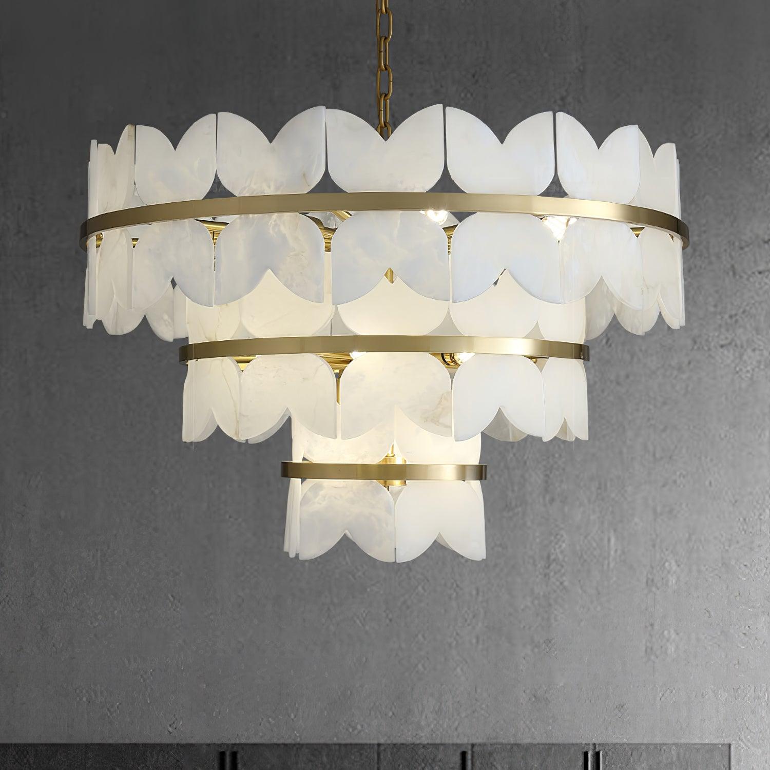 Seraphina Vintage Alabaster Chandelier