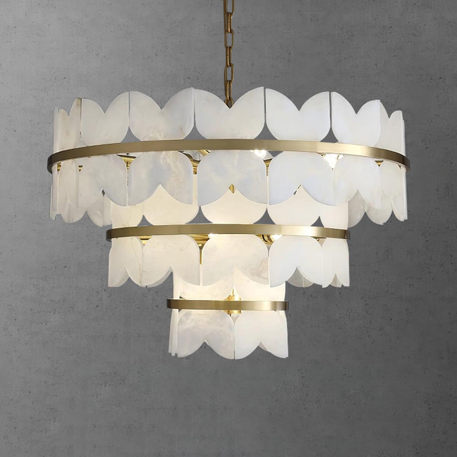 Seraphina Vintage Alabaster Chandelier