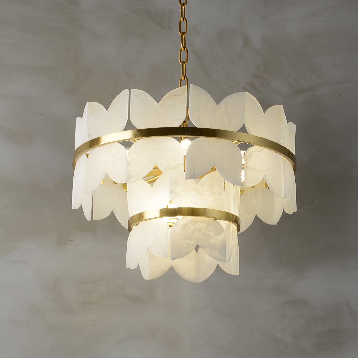 Seraphina Vintage Alabaster Chandelier