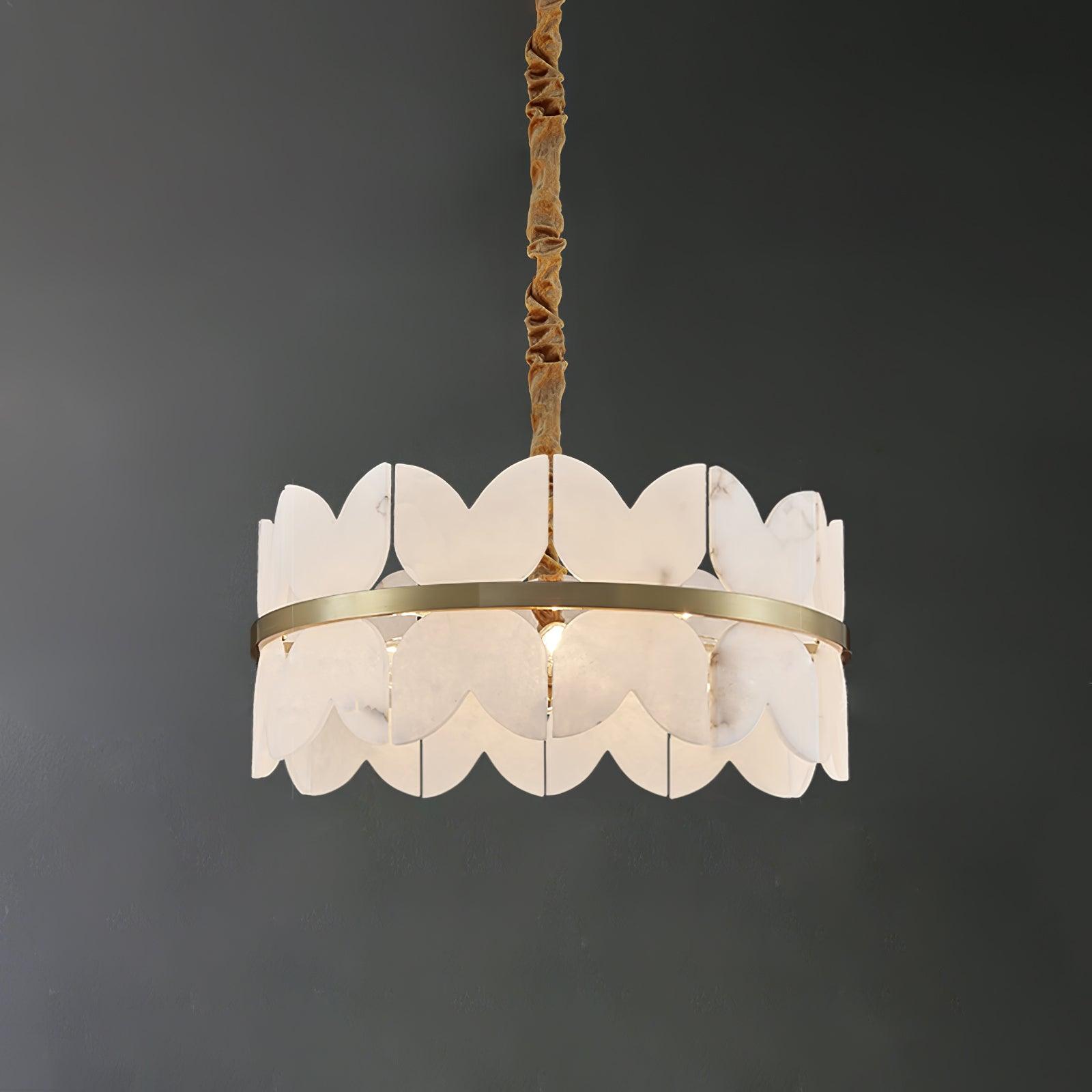 Seraphina Vintage Alabaster Chandelier