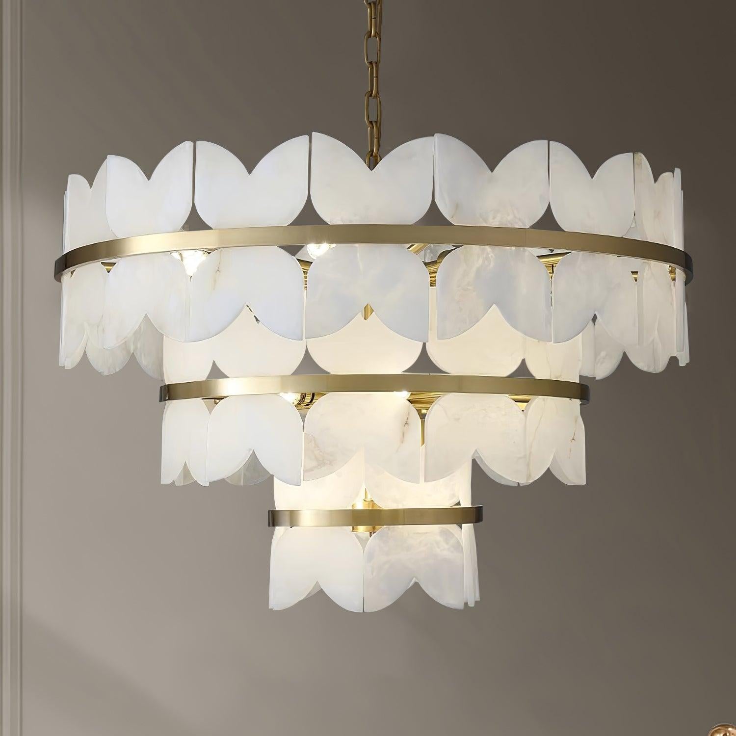 Seraphina Vintage Alabaster Chandelier