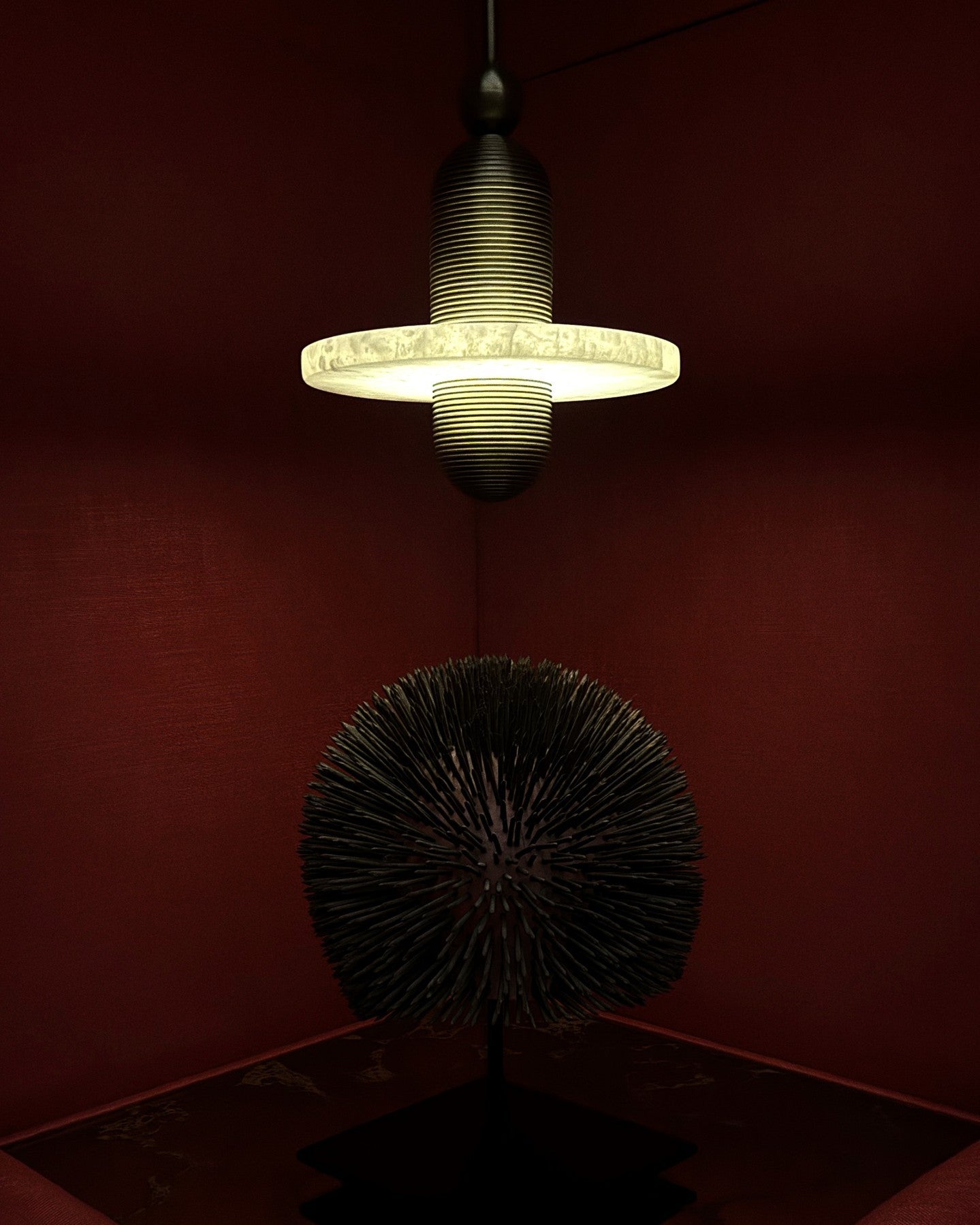 Ildvuvye Individual Creativity Comet Alabaster Pendant Light - Letslighting