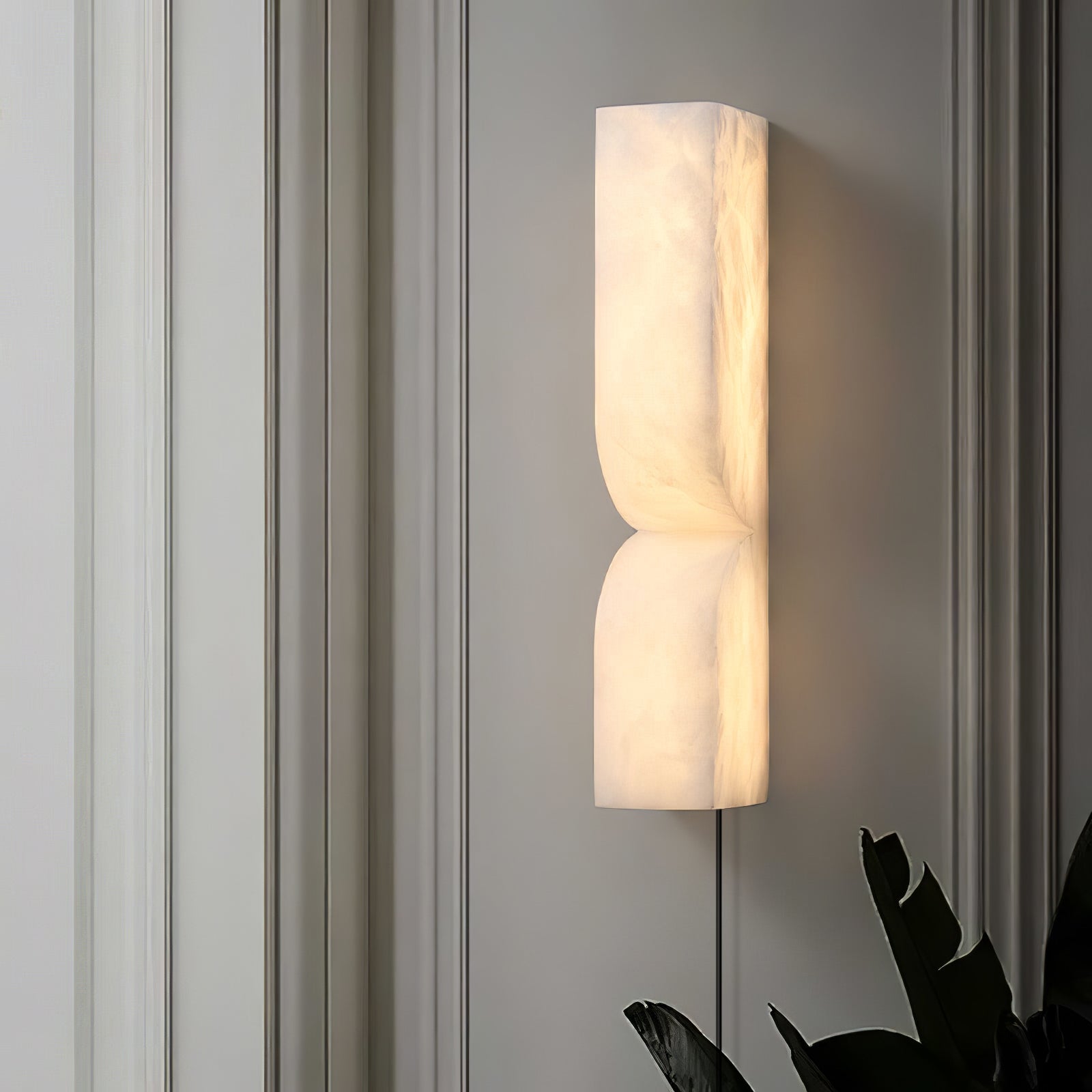 Imiraris Minimalist Alabaster Wall Light - Letslighting
