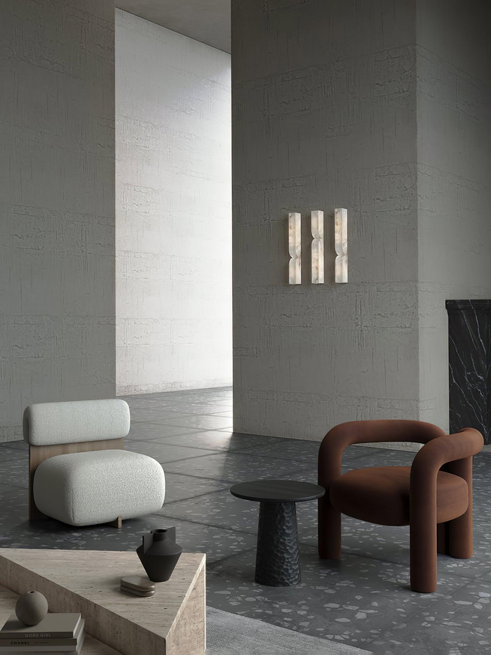 Lunaris Alabaster Rectangular Wall Lamp - Letslighting