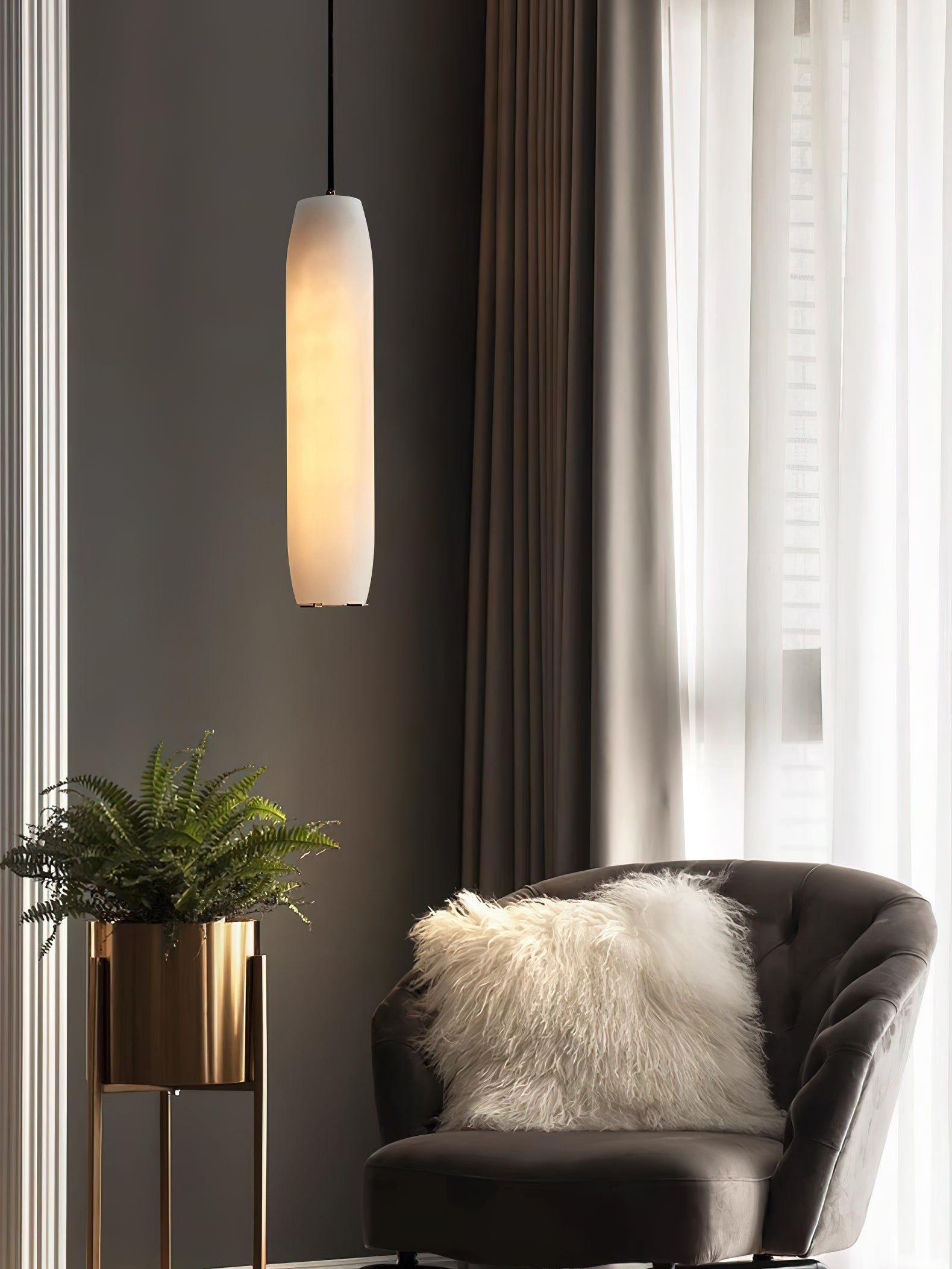 Asbury Alabaster Pendant Light - Letslighting