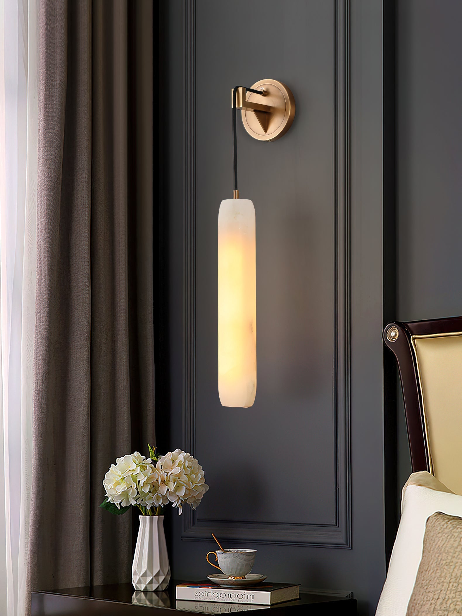 Alabaster Individual Creativity Flute Wall Lamp - Letslighting
