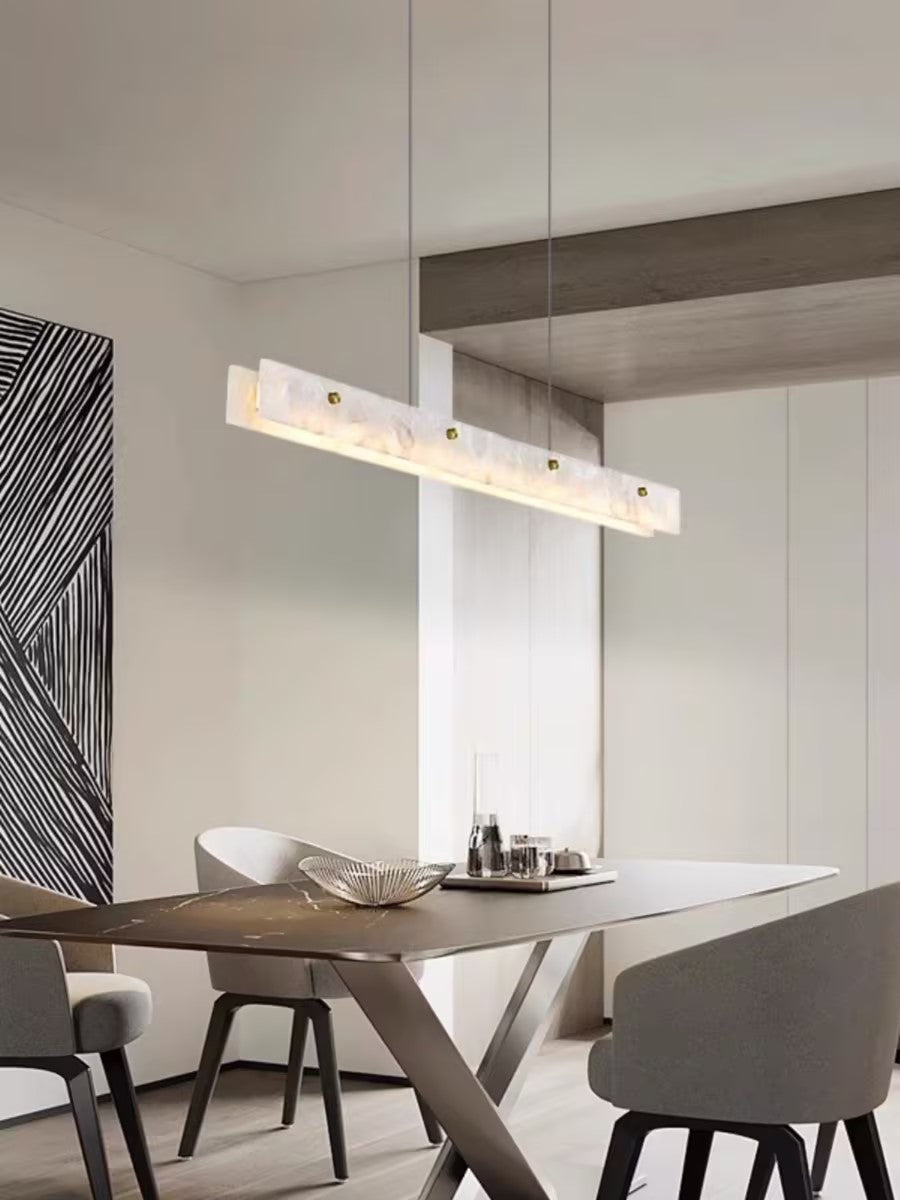 Alabaster LED Modern Linear Pendant Light - Letslighting