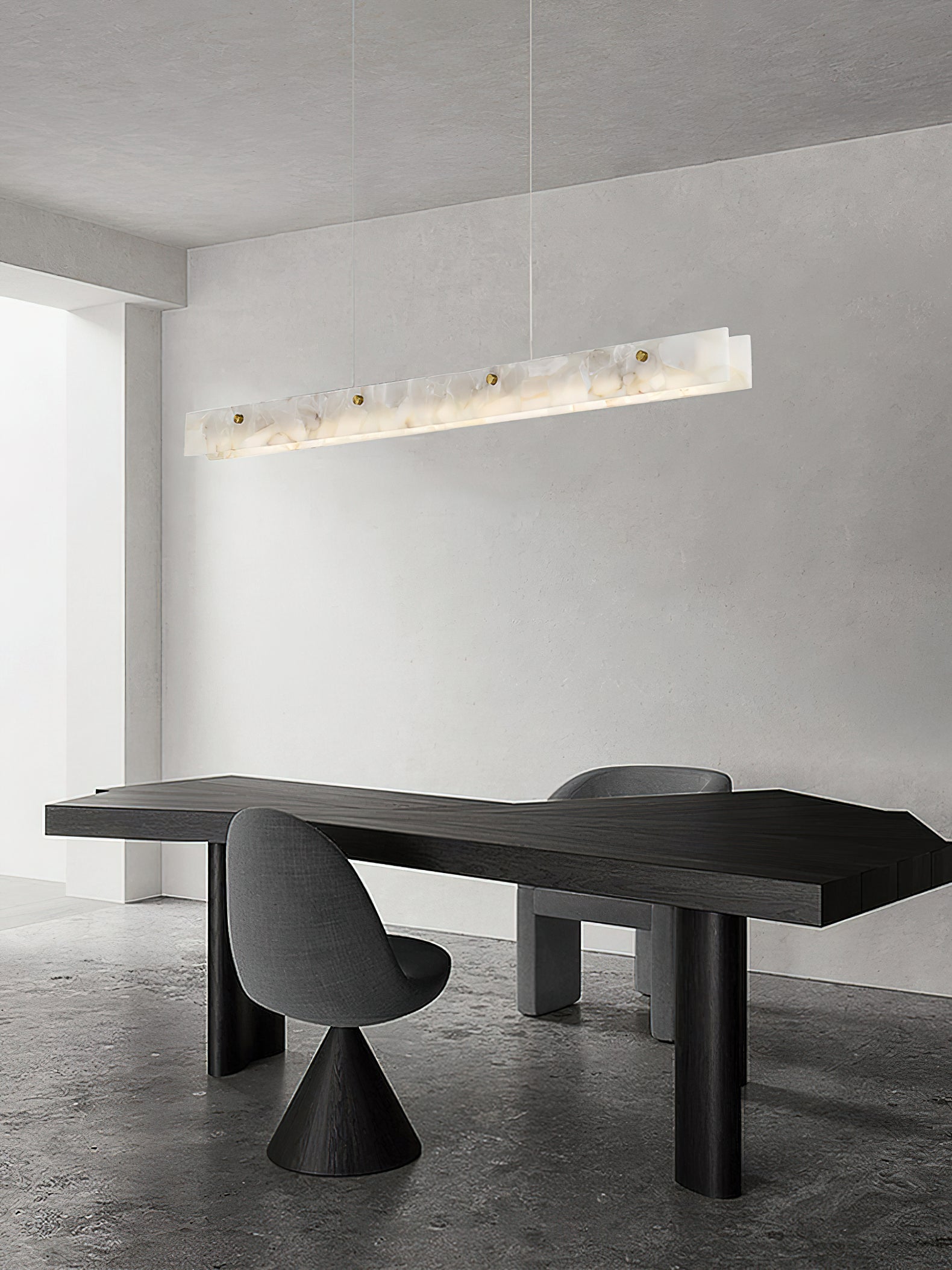 Alabaster LED Modern Linear Pendant Light - Letslighting