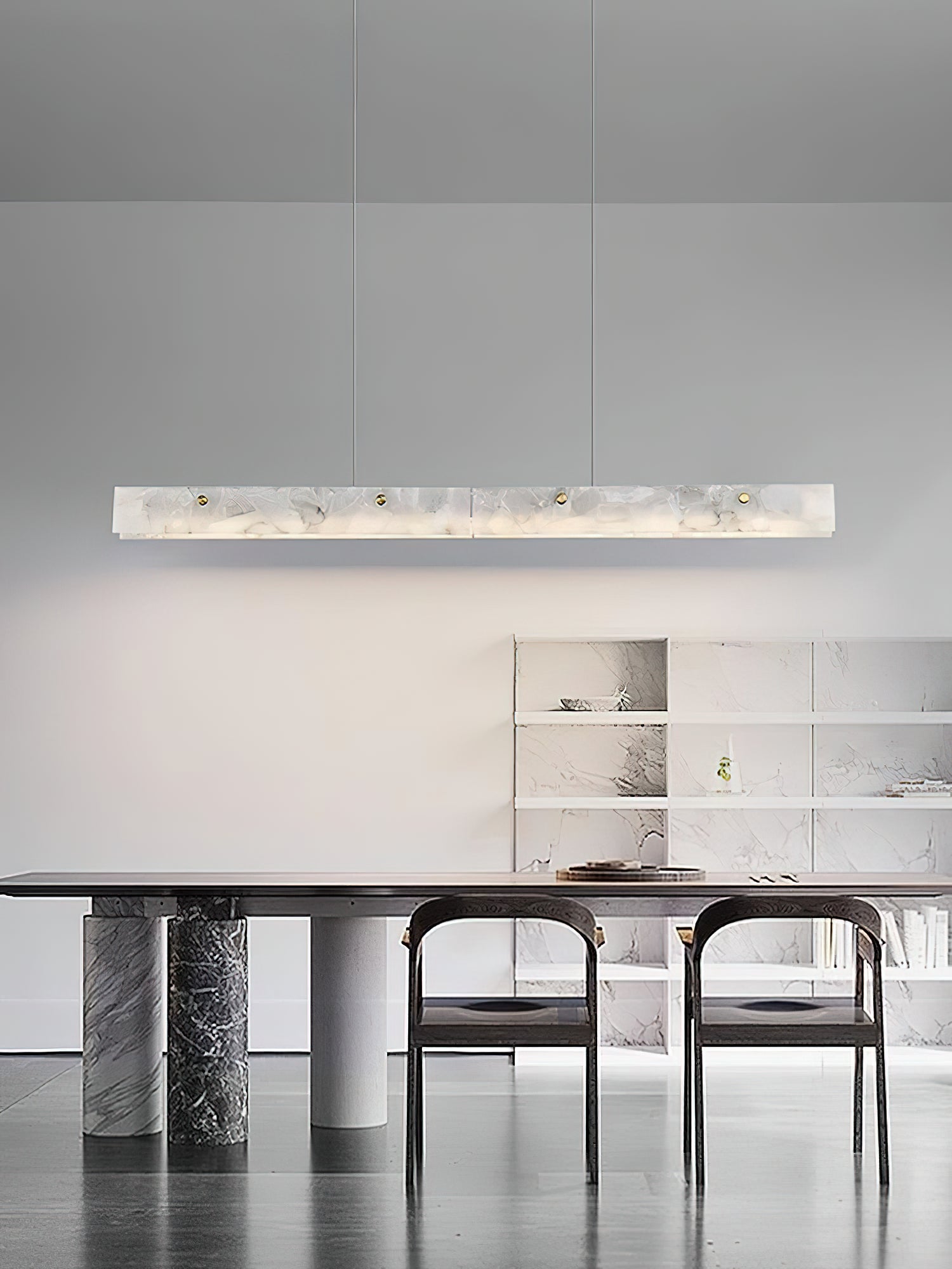 Alabaster LED Modern Linear Pendant Light - Letslighting