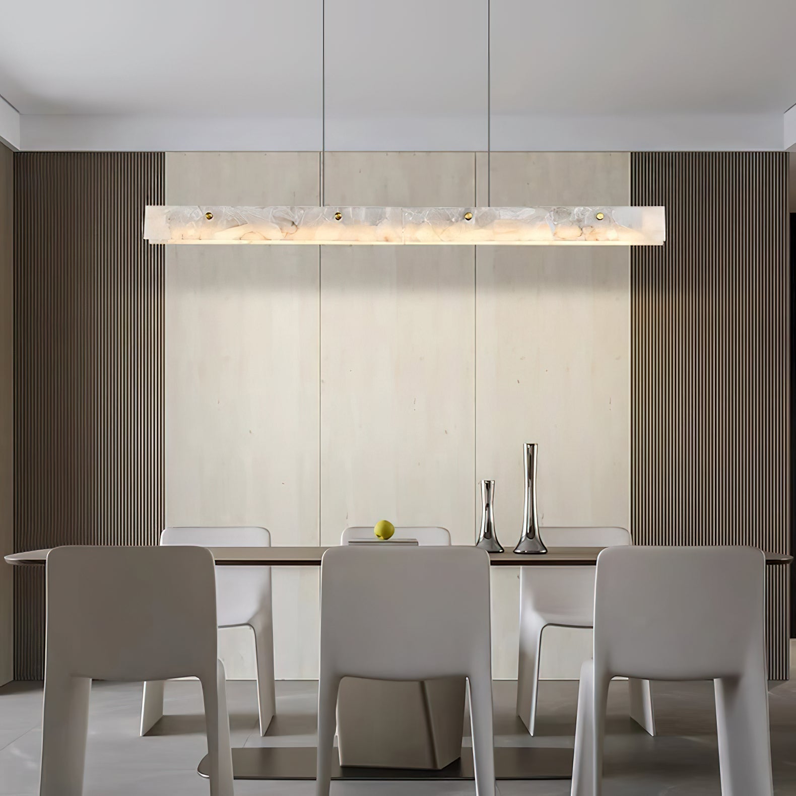Alabaster LED Modern Linear Pendant Light - Letslighting