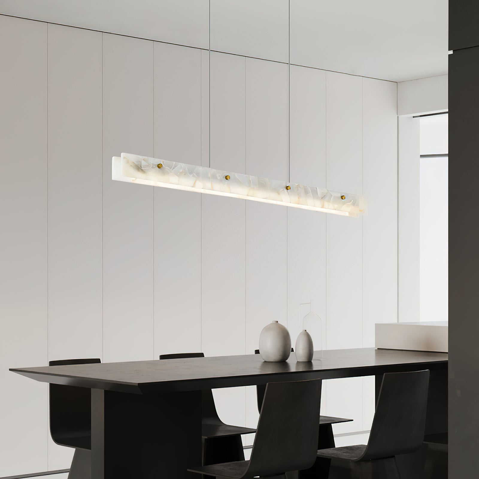 Alabaster LED Modern Linear Pendant Light - Letslighting