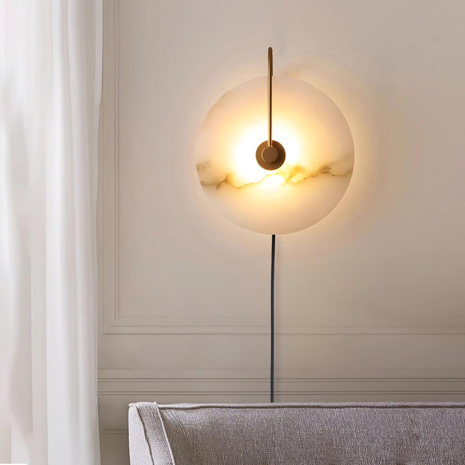 Ceraeyra Alabaster Globe Wall Light - Letslighting