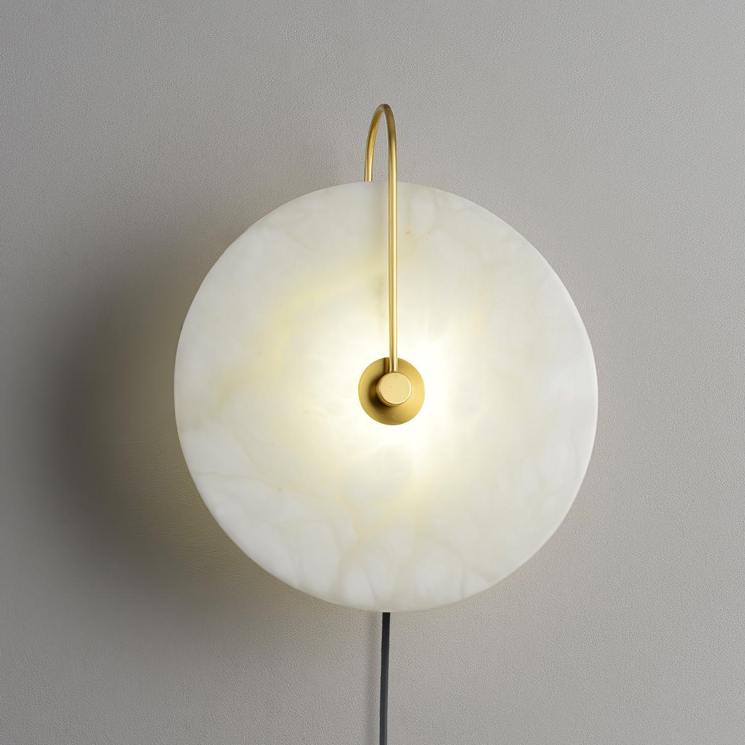 Ceraeyra Alabaster Globe Wall Light - Letslighting