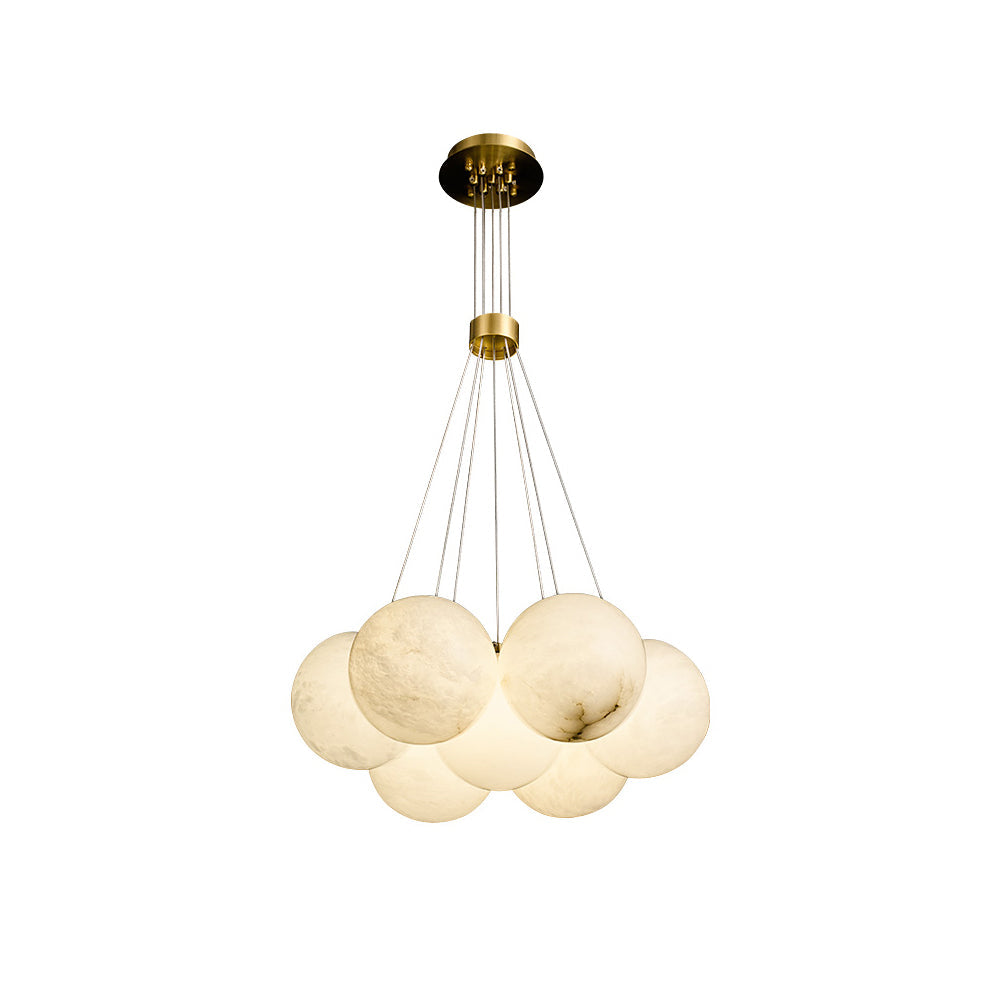 Lunar Alabaster Cluster Chandelier - Letslighting