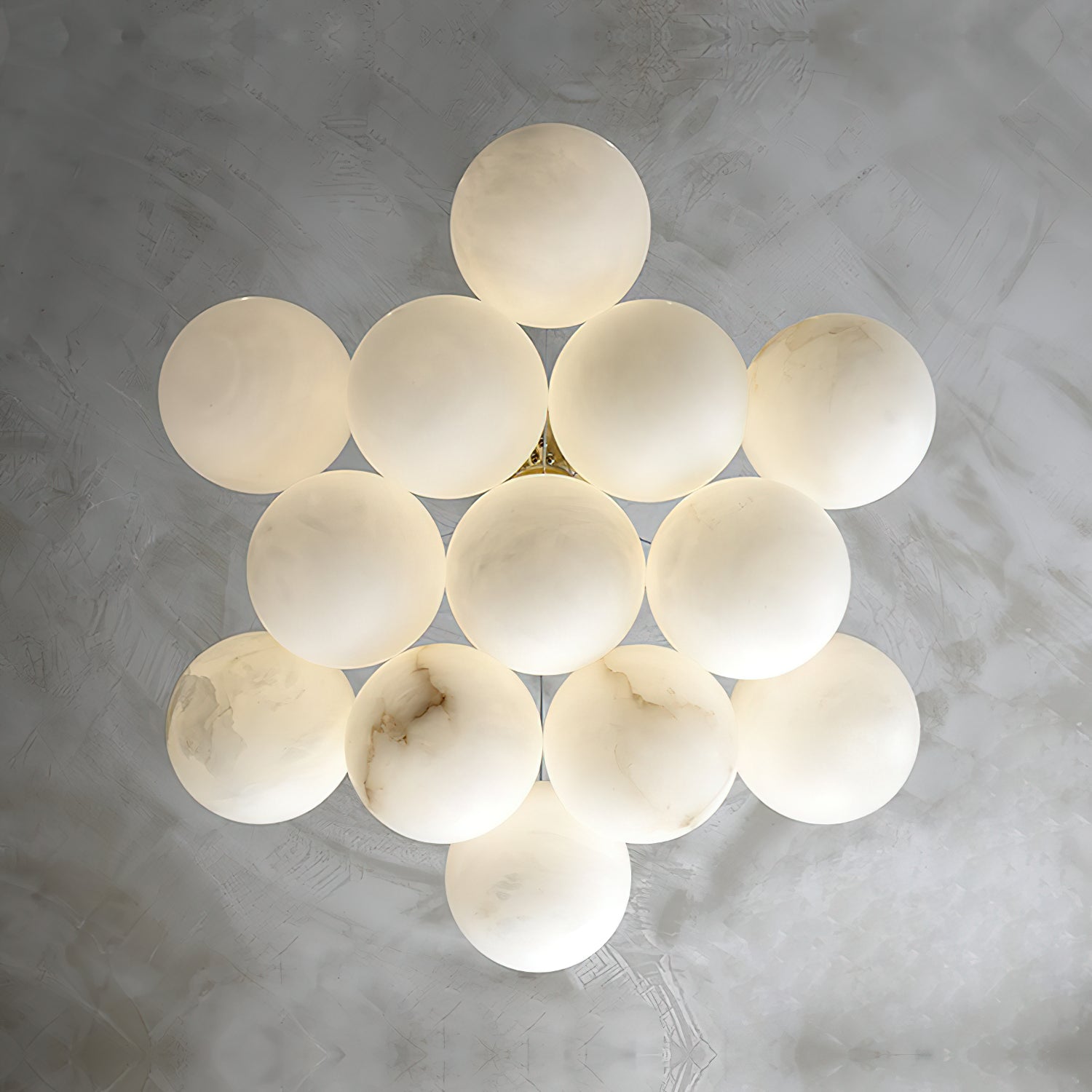 Lunar Alabaster Cluster Chandelier - Letslighting