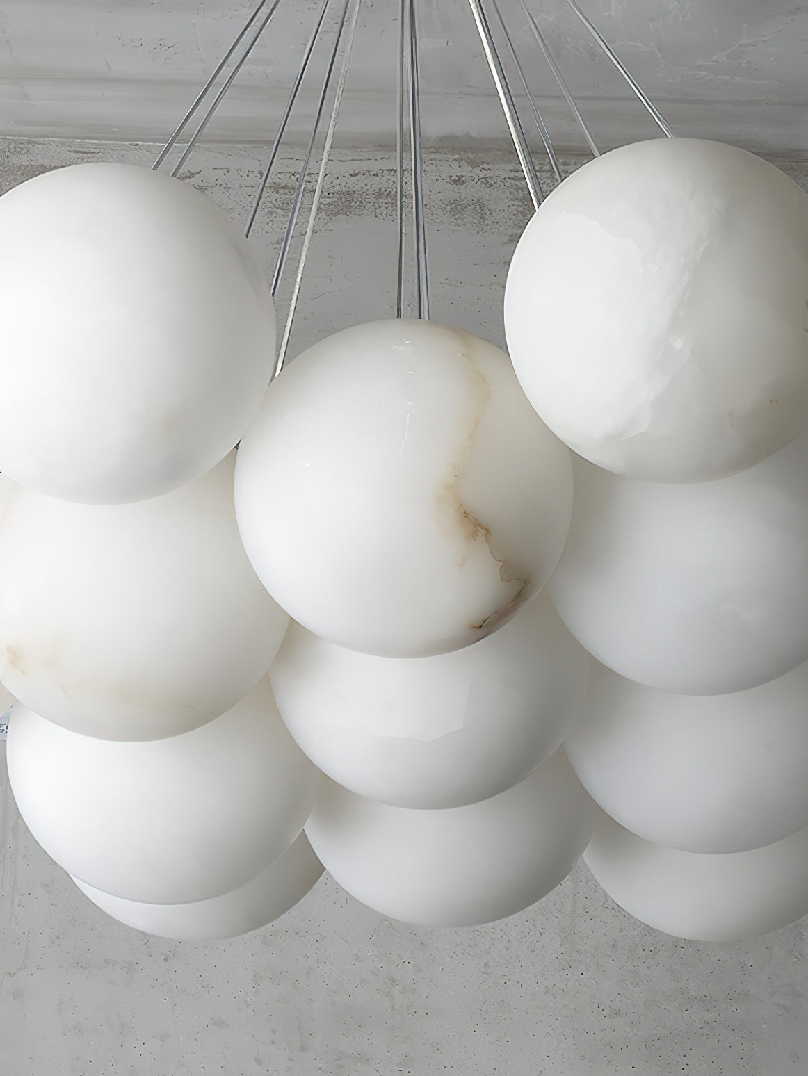 Lunar Alabaster Cluster Chandelier - Letslighting