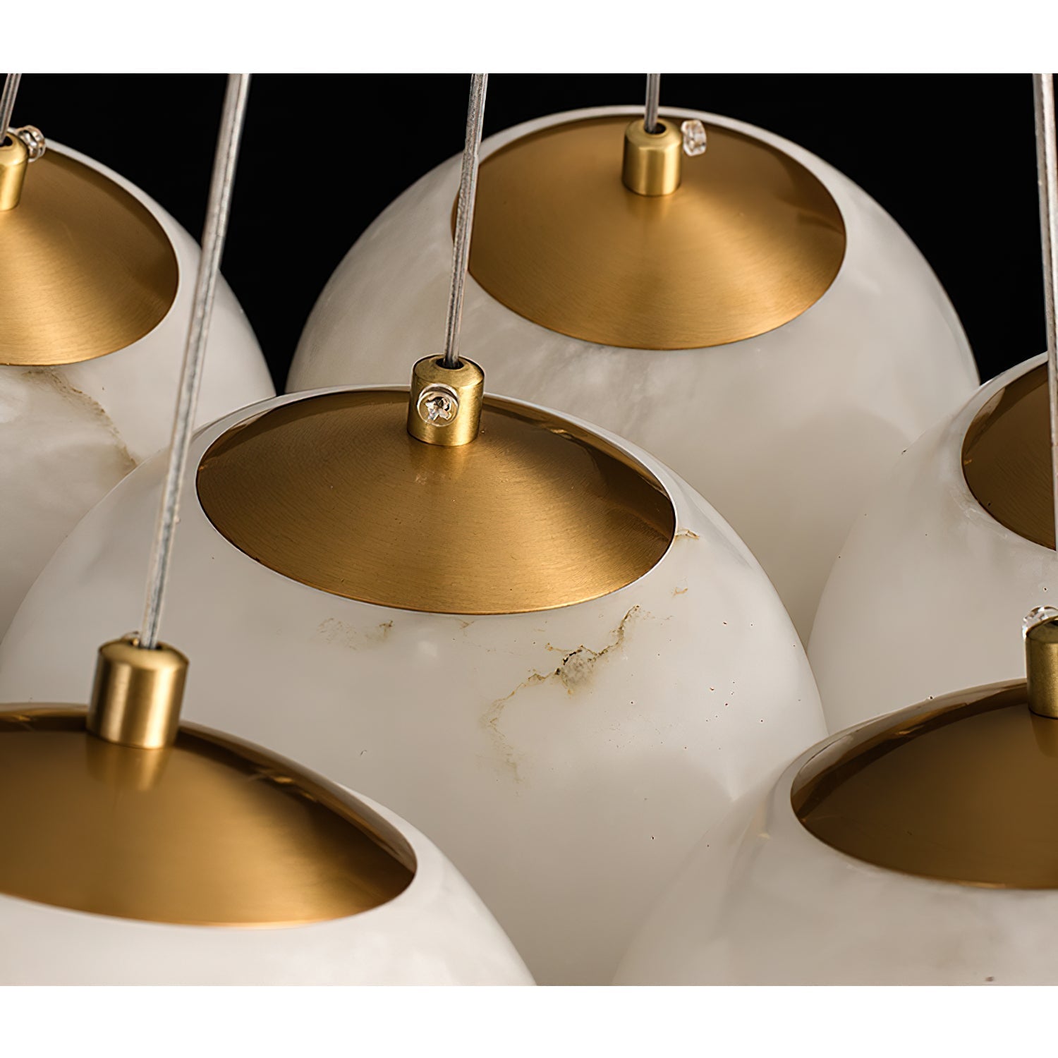 Lunar Alabaster Cluster Chandelier - Letslighting