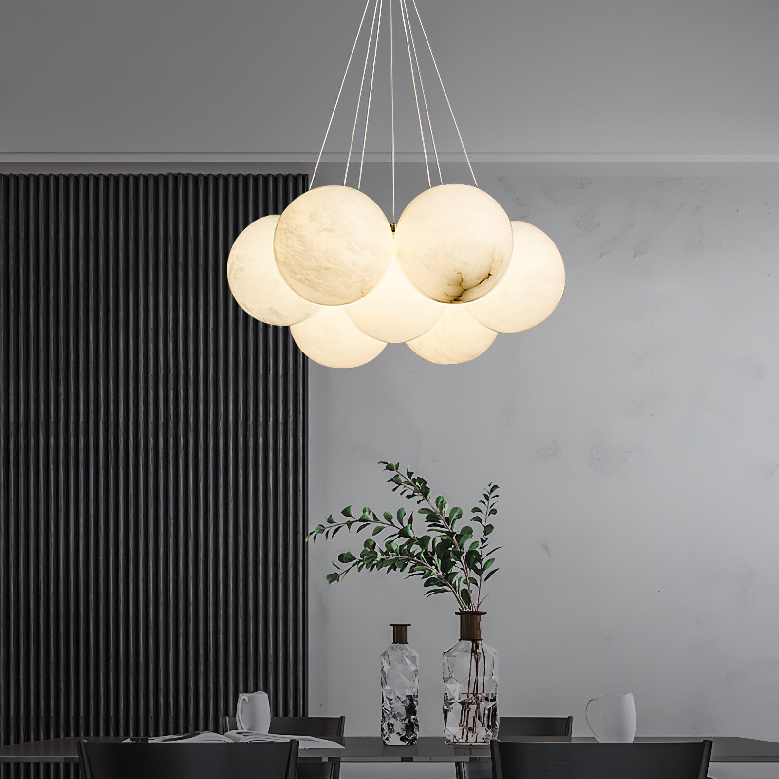 Lunar Alabaster Cluster Chandelier - Letslighting