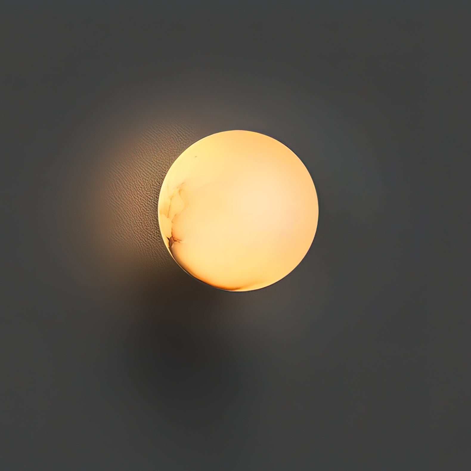 Kristy Alabaster Mini Orb Wall Lamp - Letslighting
