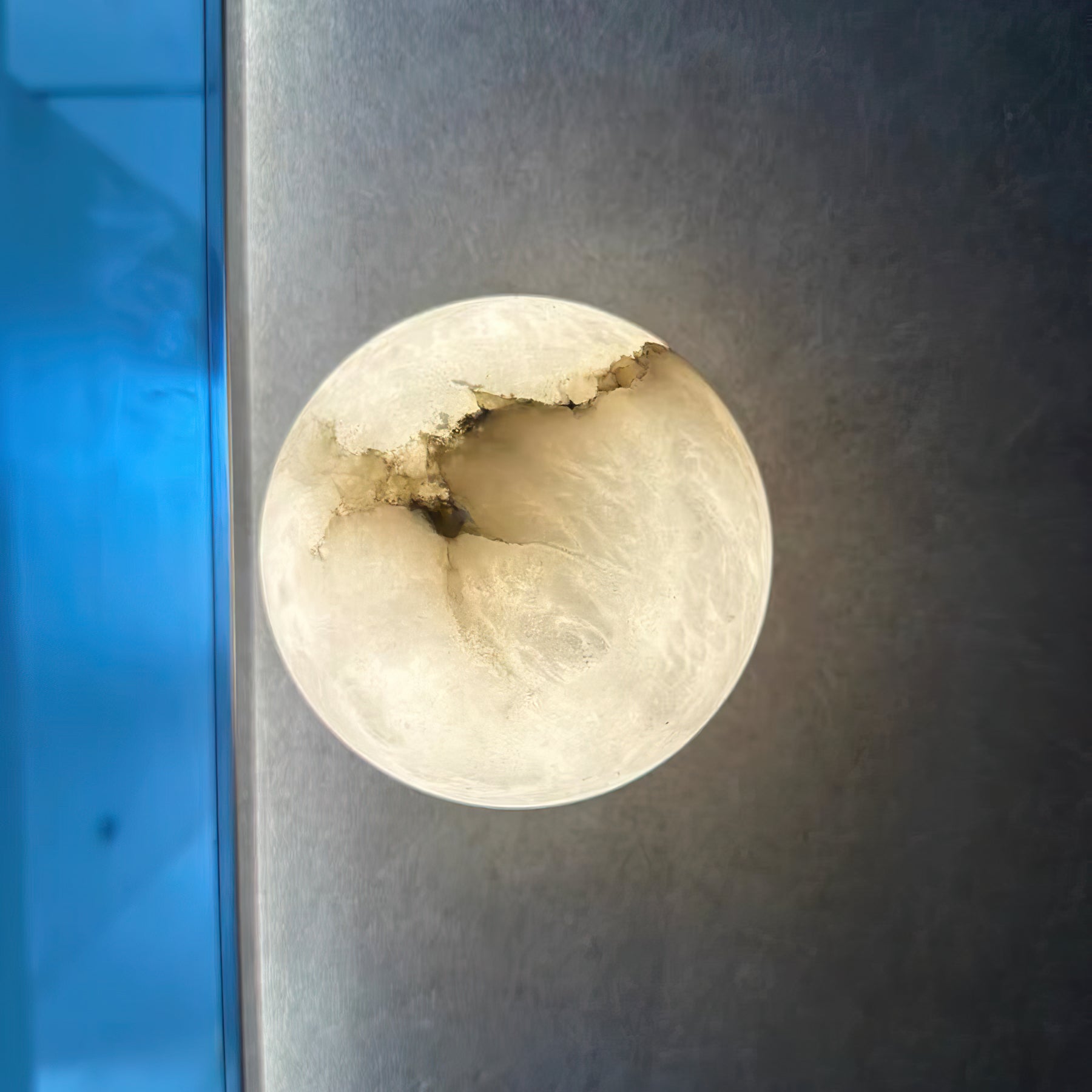 Kristy Alabaster Mini Orb Wall Lamp - Letslighting