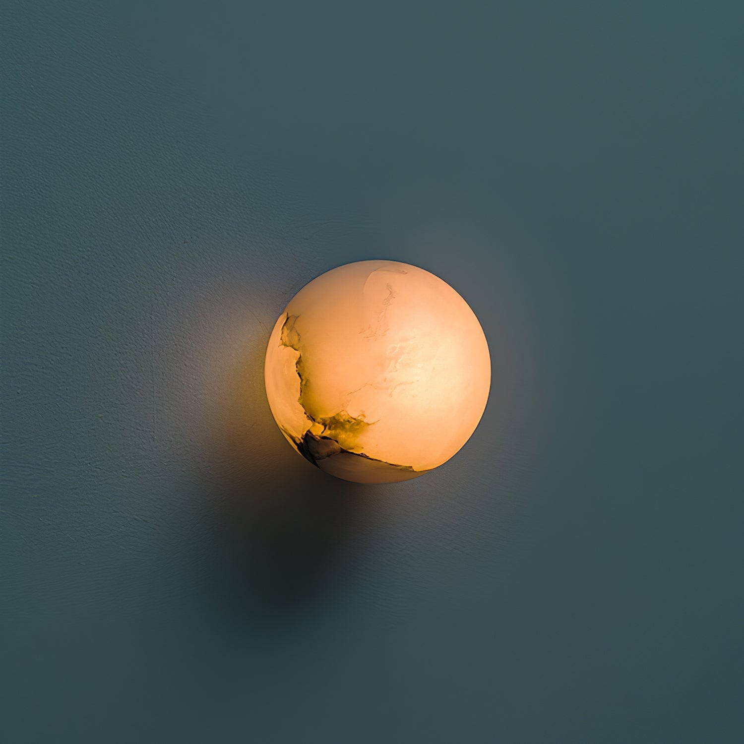 Kristy Alabaster Mini Orb Wall Lamp - Letslighting