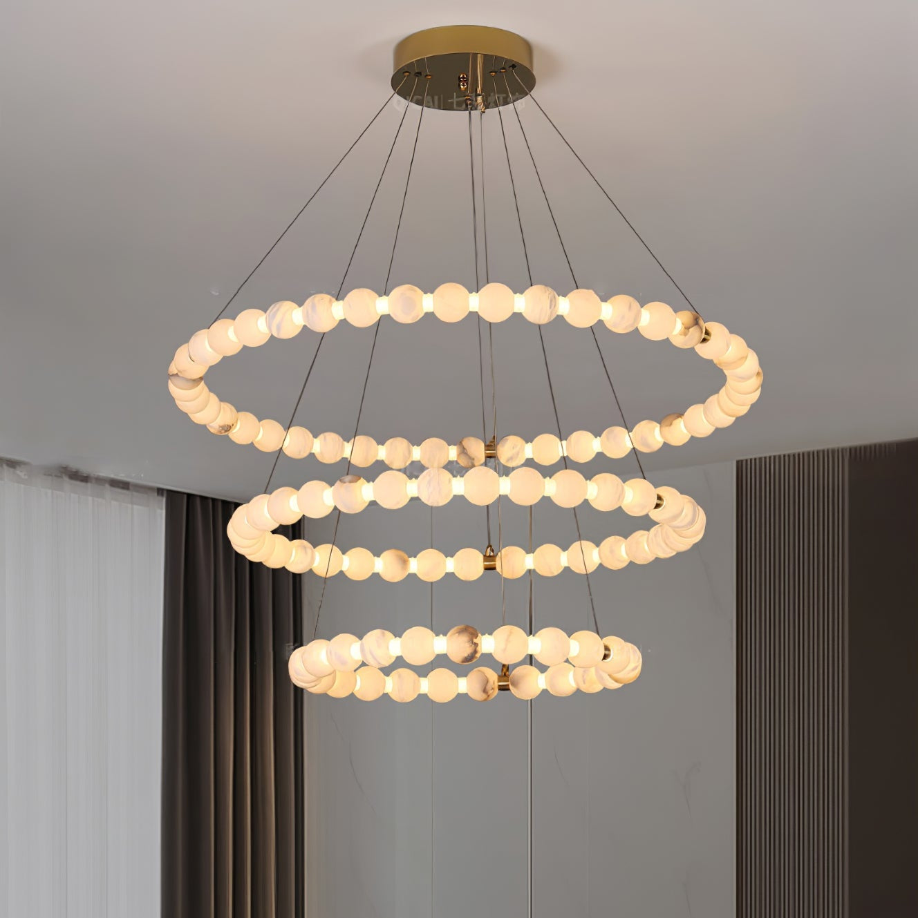 Orion Modern Alabaster Pendant Light