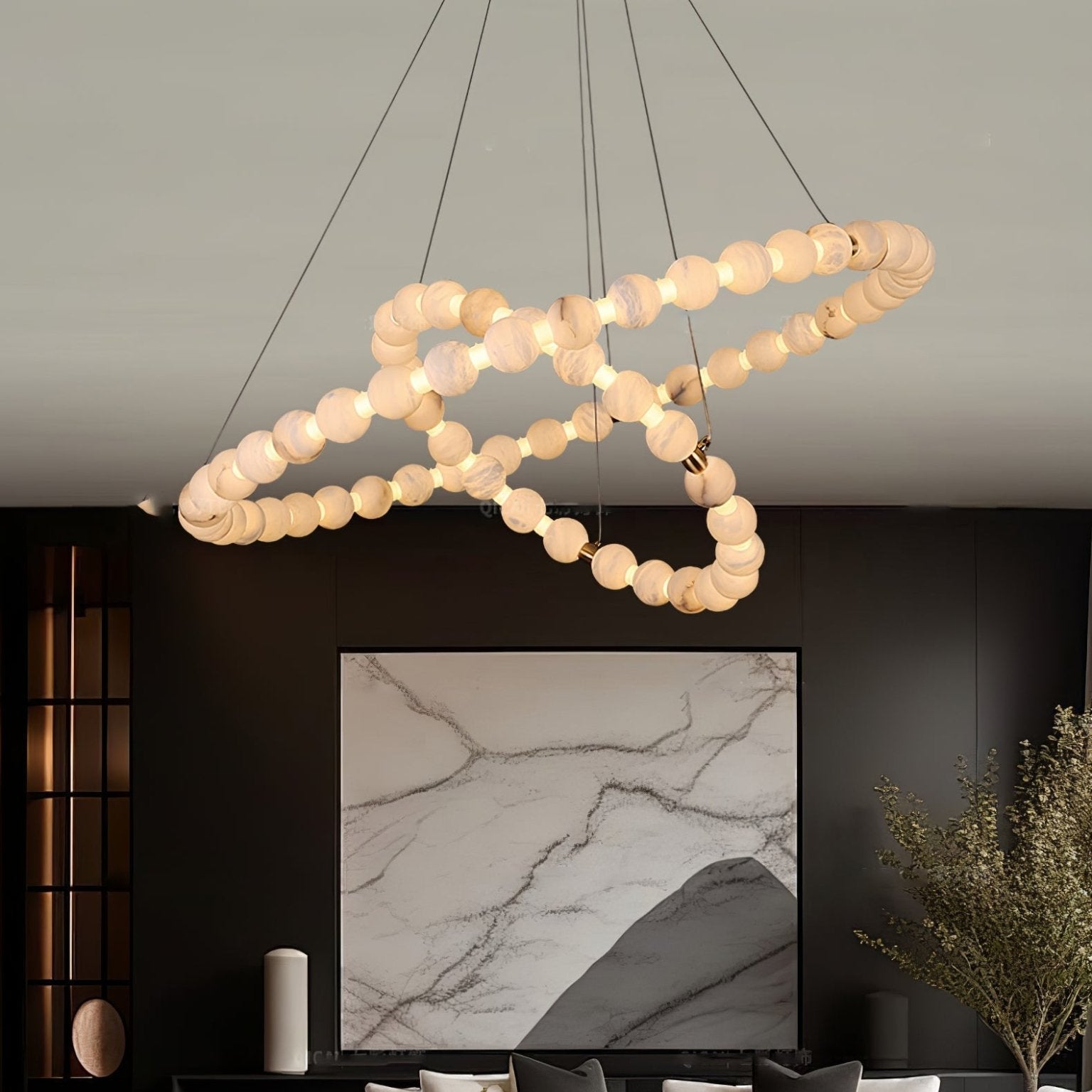 Orion Modern Alabaster Pendant Light