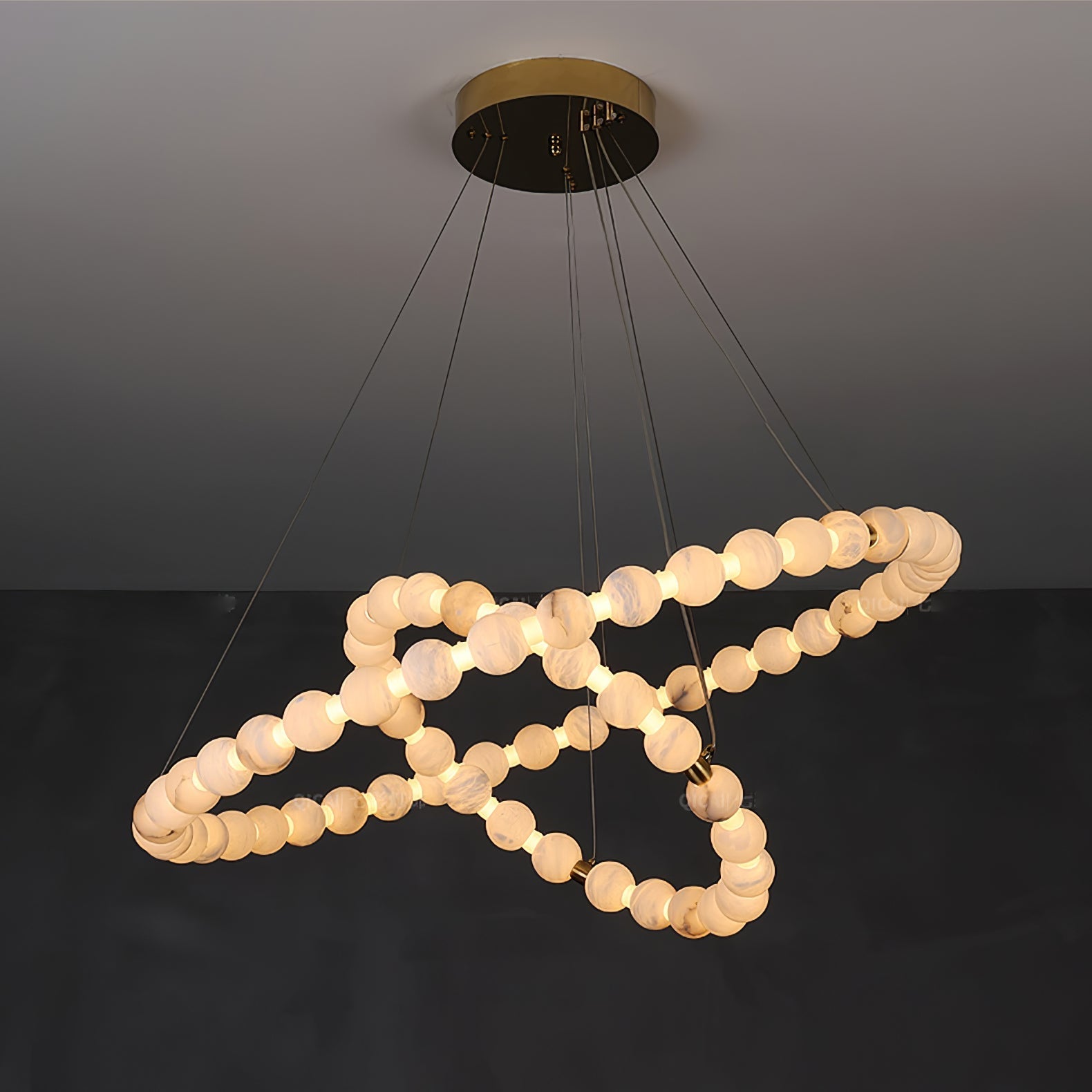 Orion Modern Alabaster Pendant Light