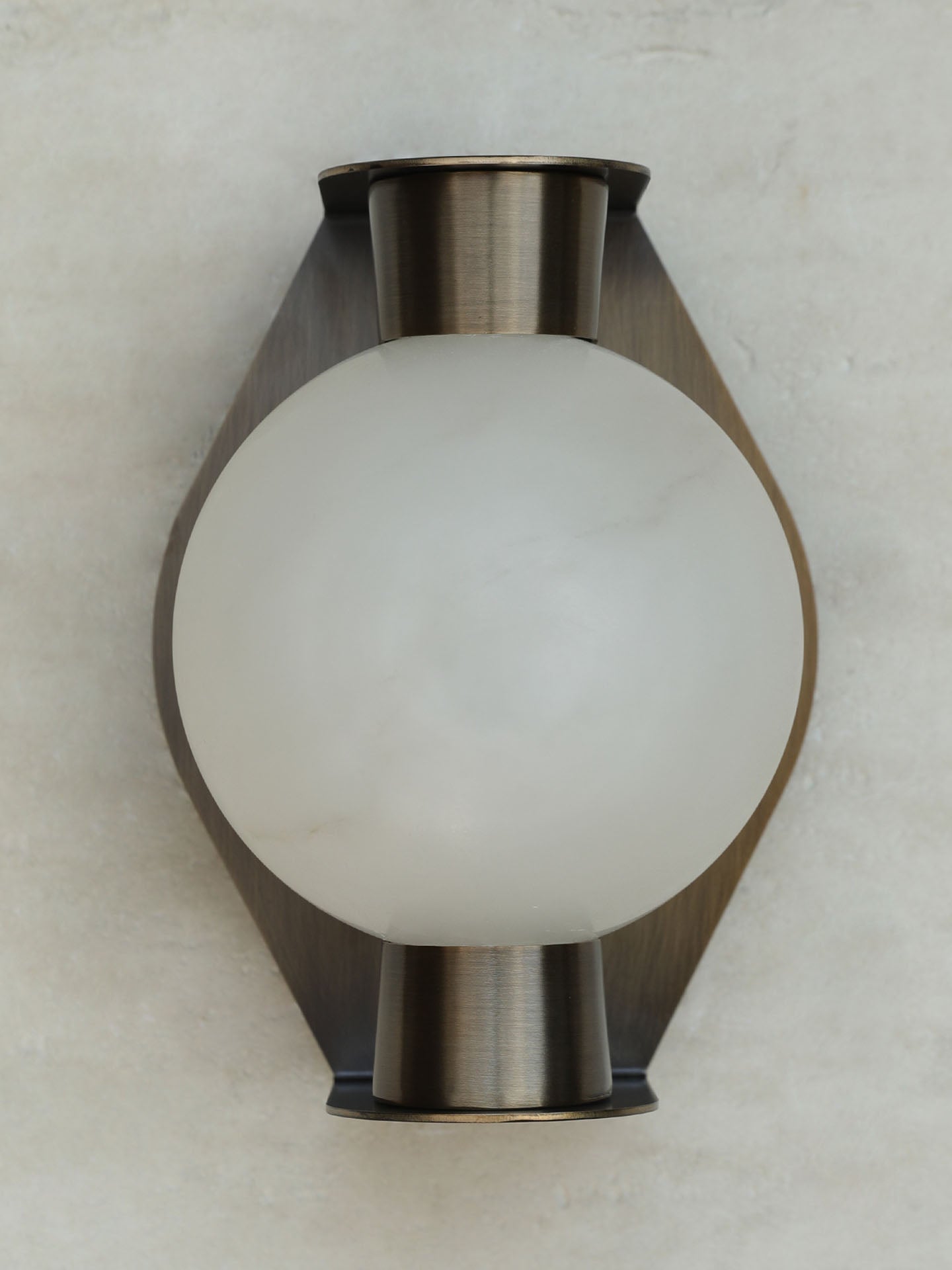 Orb Modern Alabaster Sconce