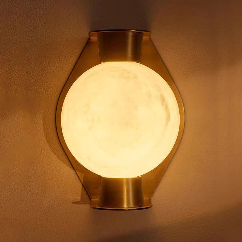 Orb Modern Alabaster Sconce