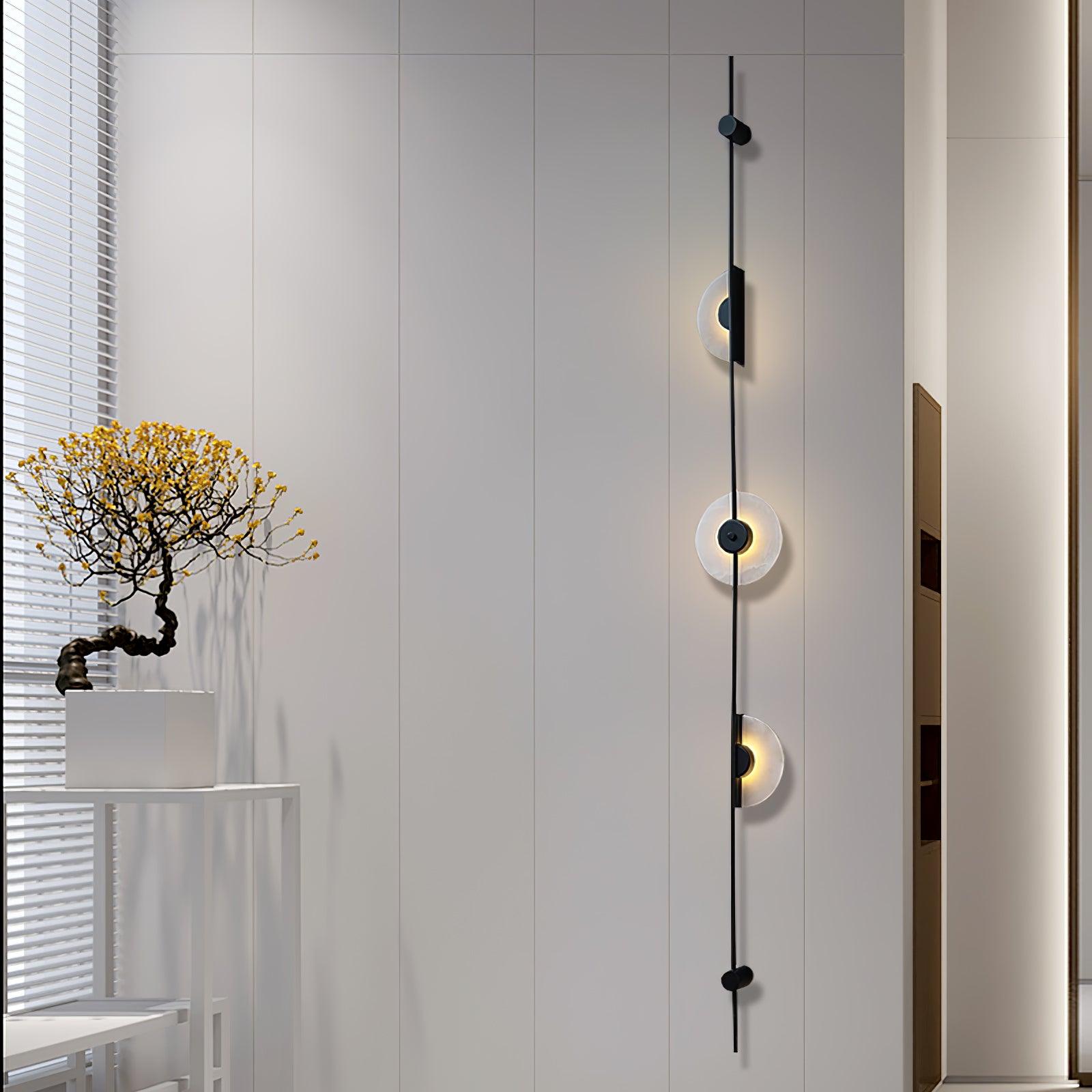 Edria Minimalist Alabaster Wall Light - Letslighting