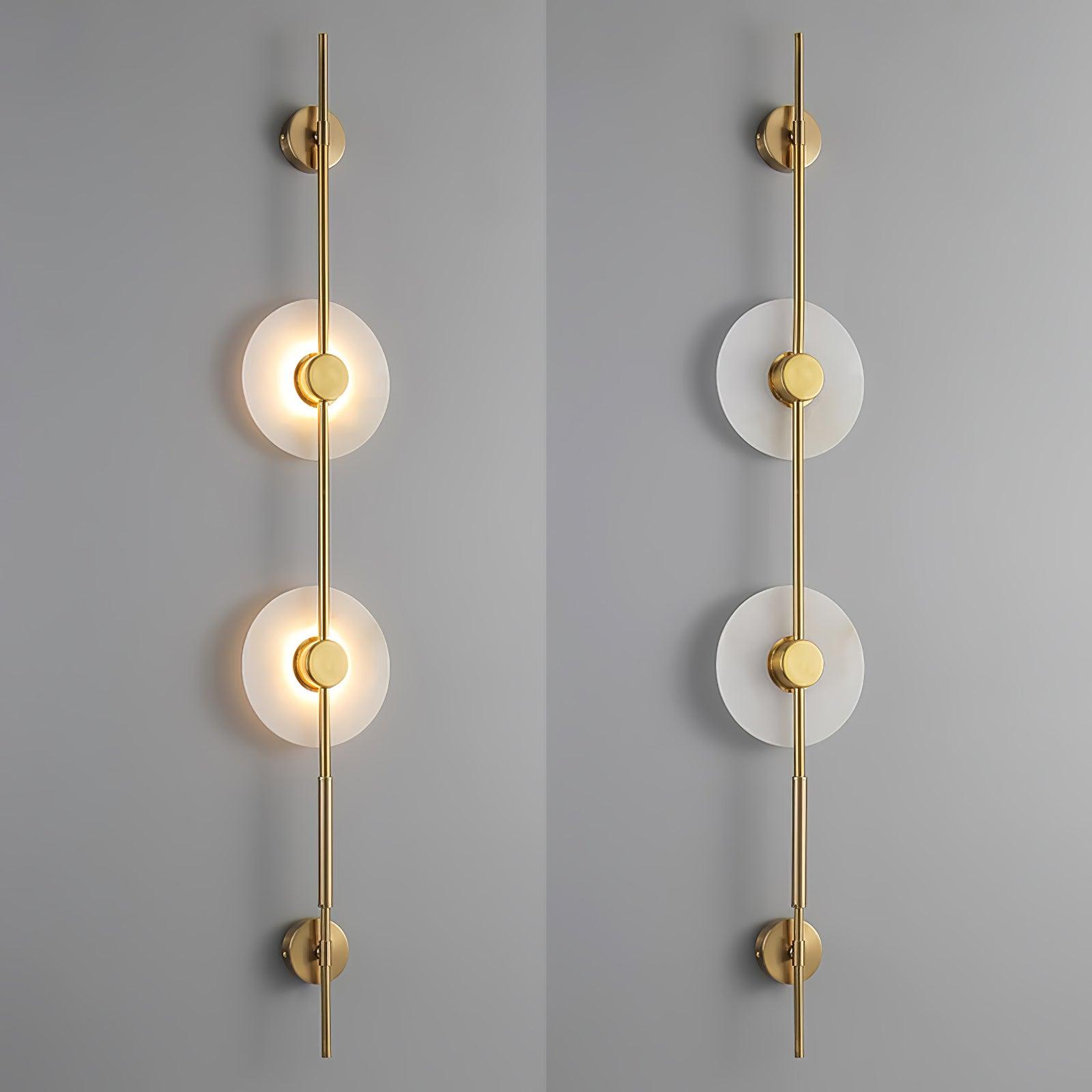Edria Minimalist Alabaster Wall Light - Letslighting