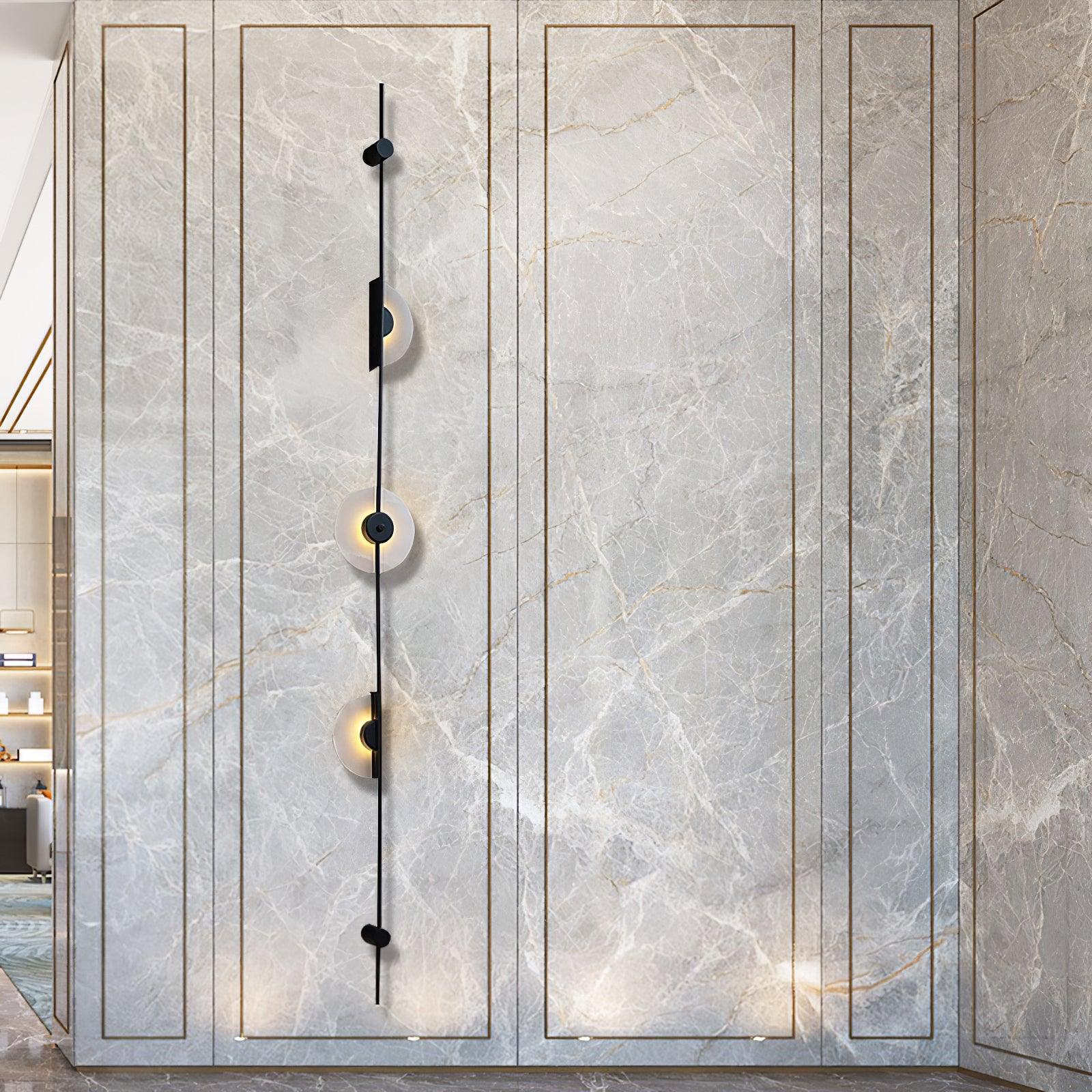 Edria Minimalist Alabaster Wall Light - Letslighting