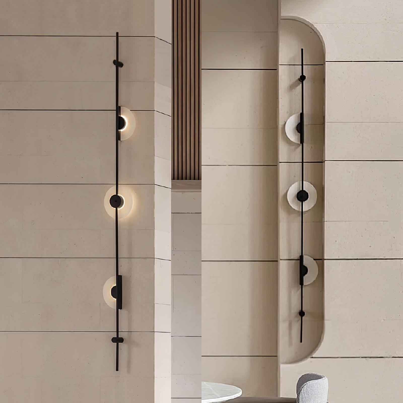 Edria Minimalist Alabaster Wall Light - Letslighting