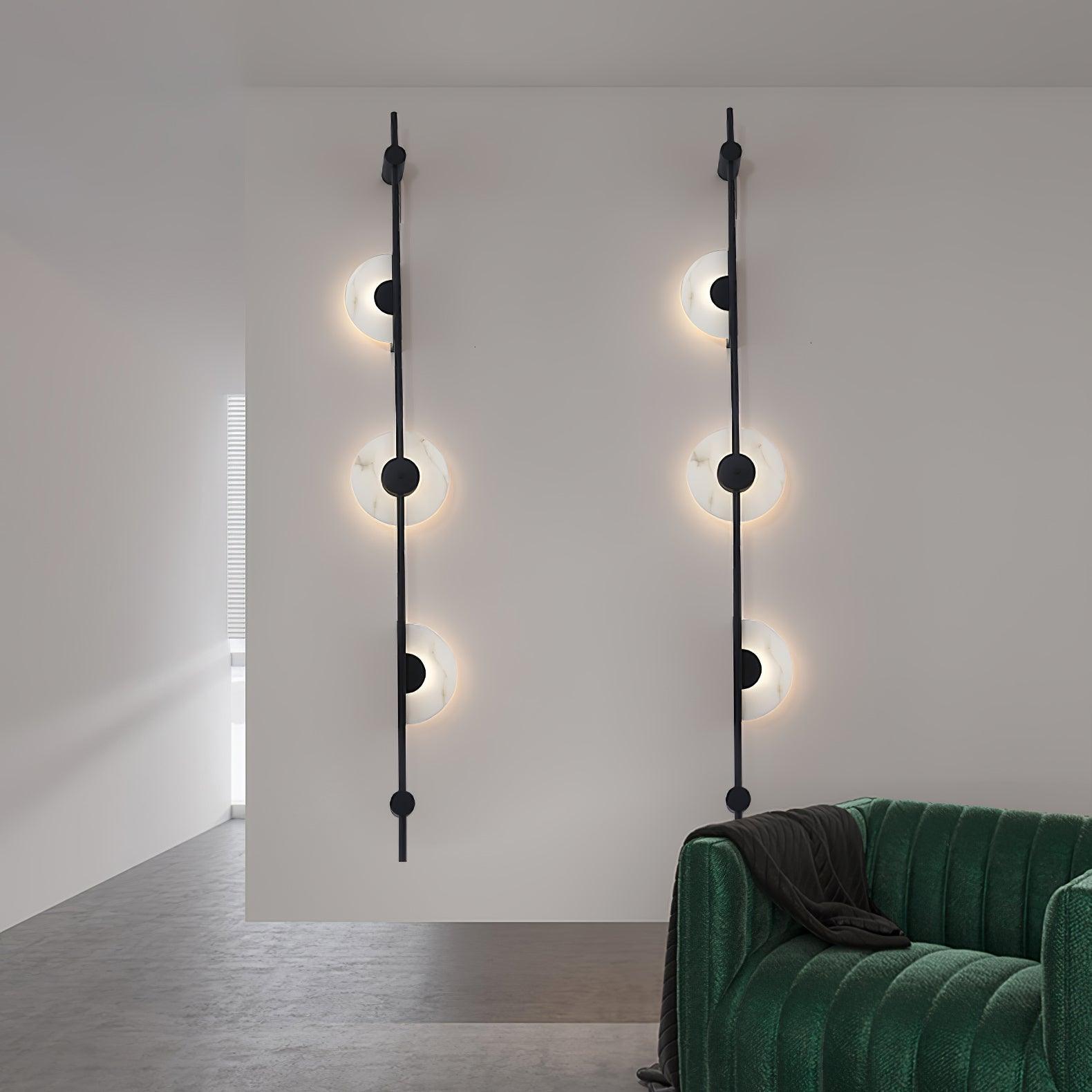 Edria Minimalist Alabaster Wall Light - Letslighting