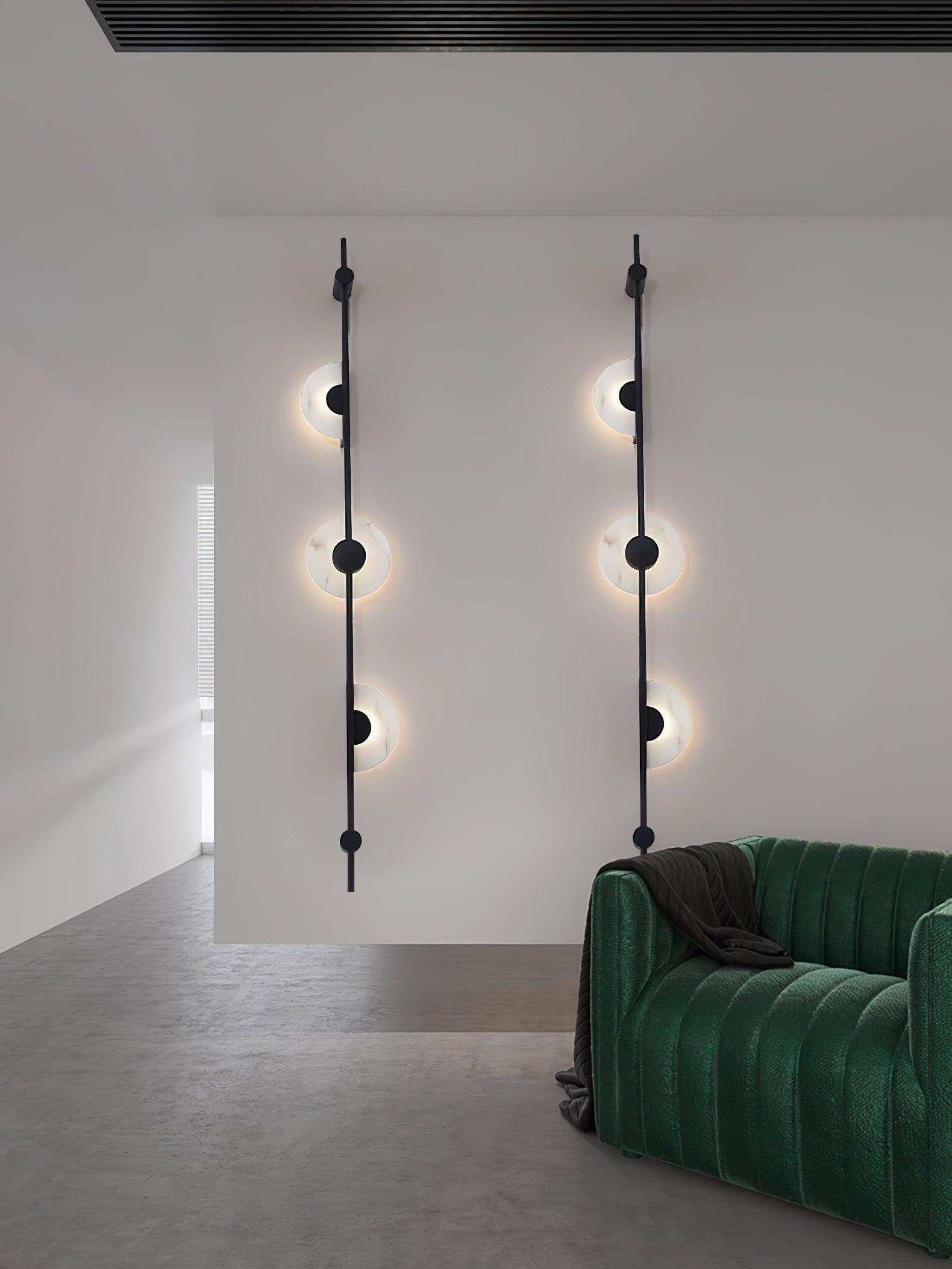 Edria Minimalist Alabaster Wall Light - Letslighting