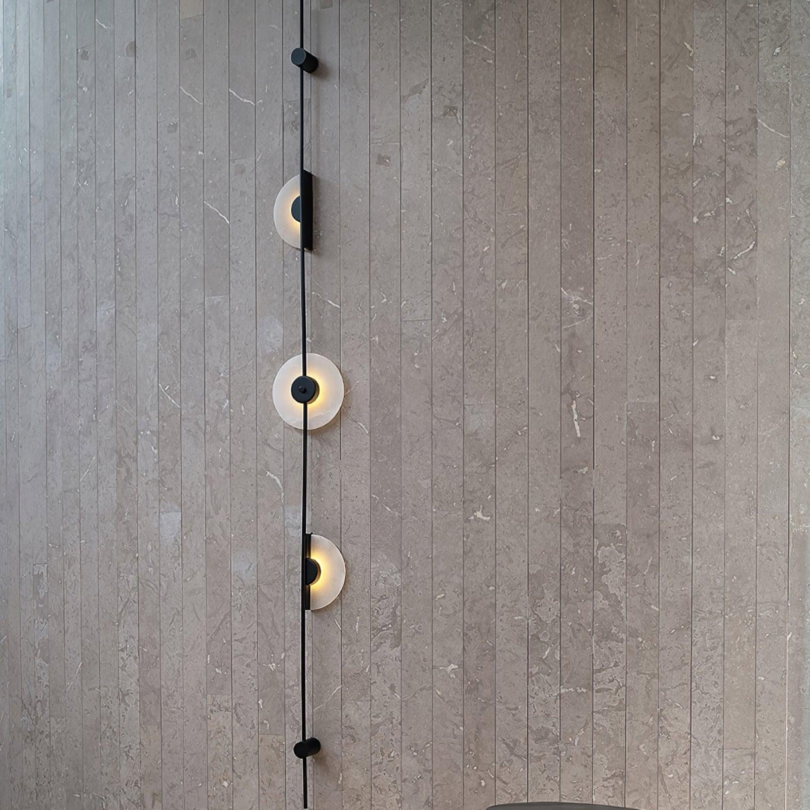 Edria Minimalist Alabaster Wall Light - Letslighting