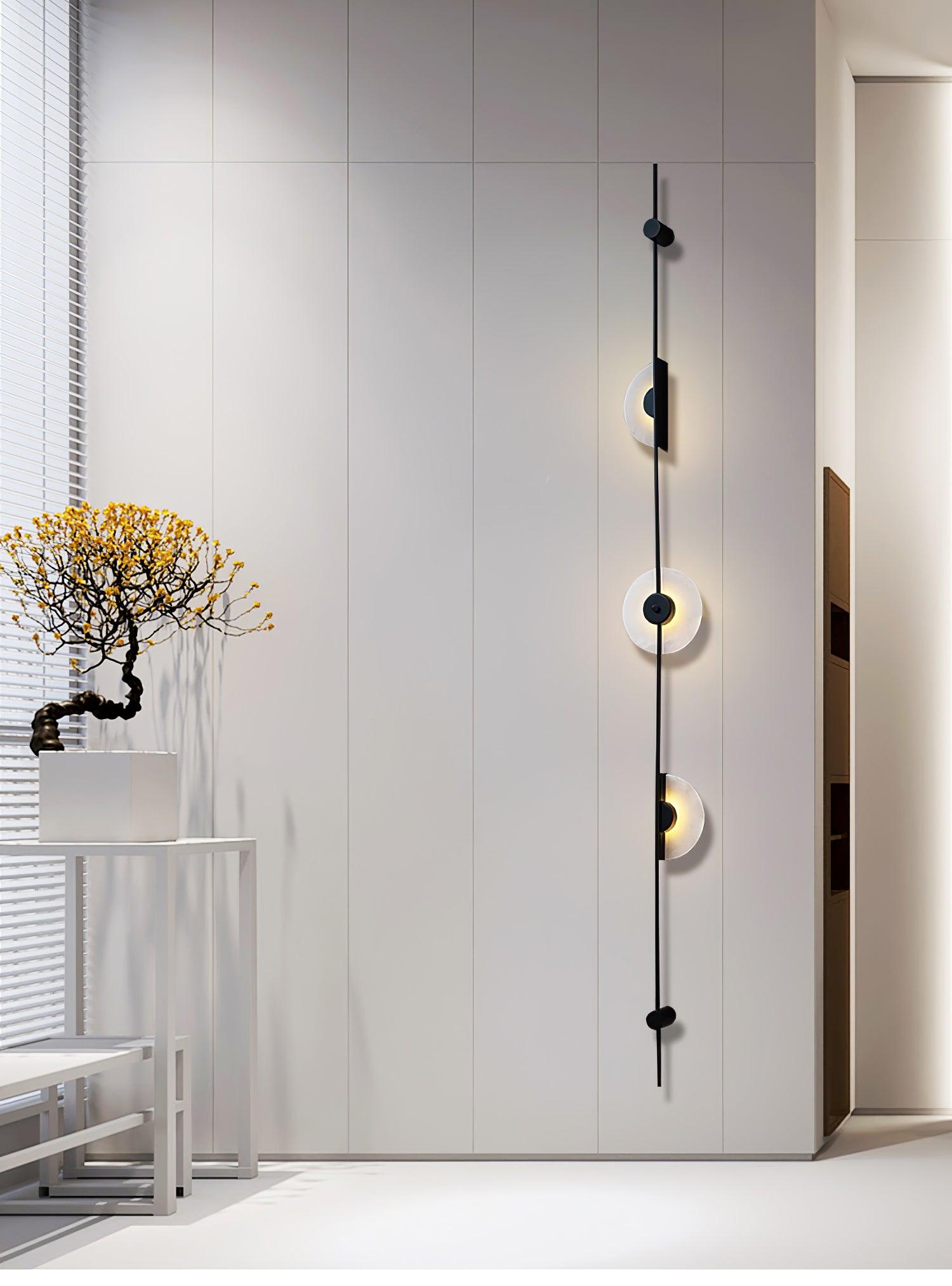 Edria Minimalist Alabaster Wall Light - Letslighting
