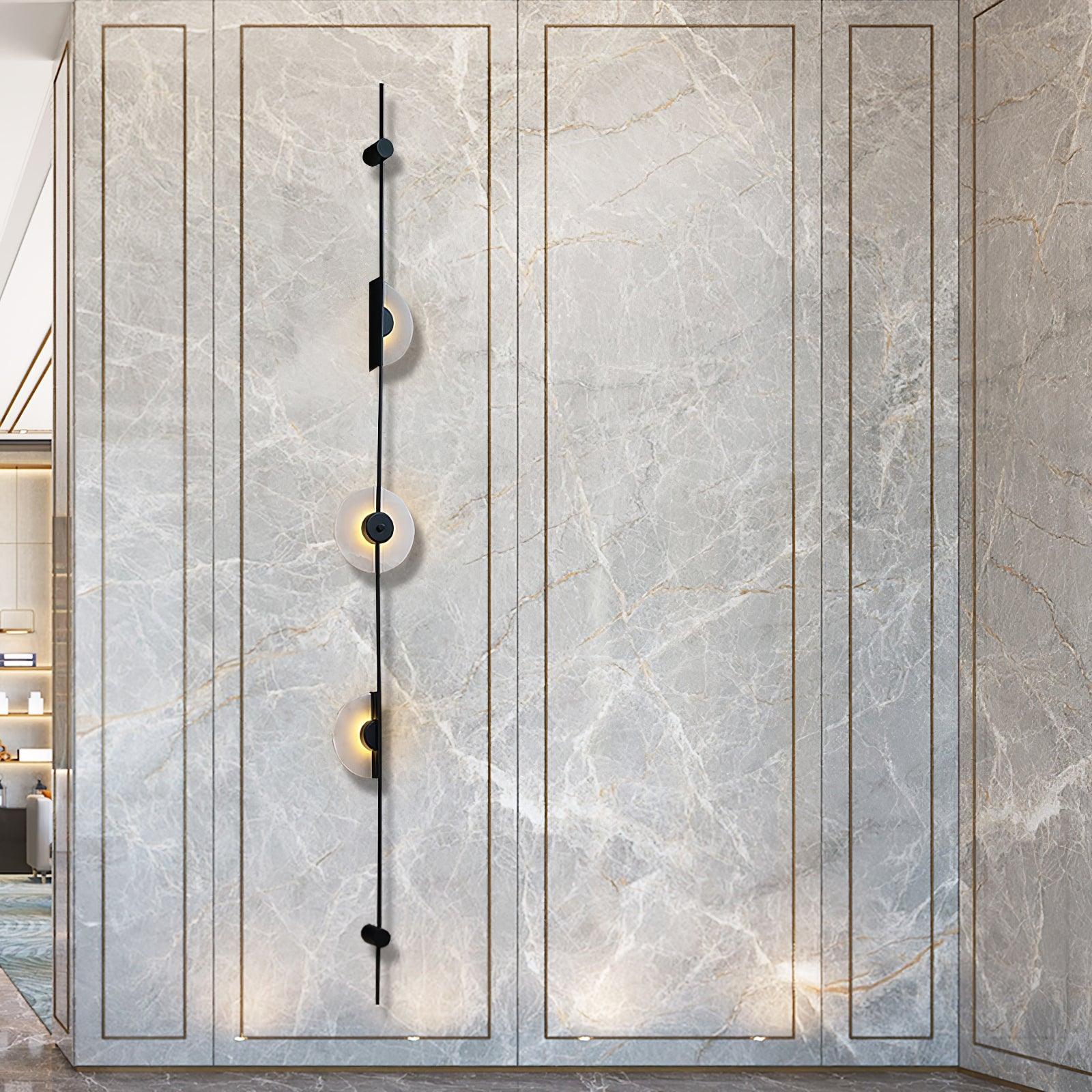Edria Minimalist Alabaster Wall Light - Letslighting