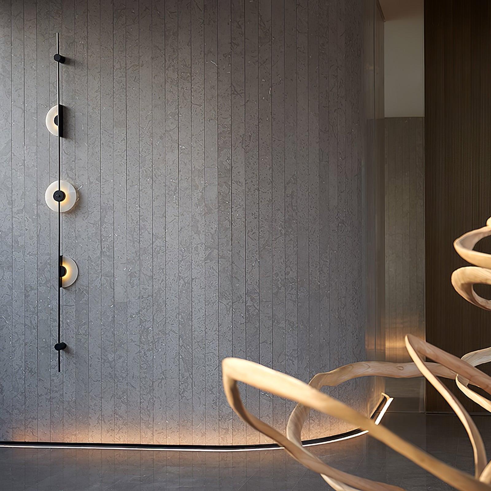 Edria Minimalist Alabaster Wall Light - Letslighting