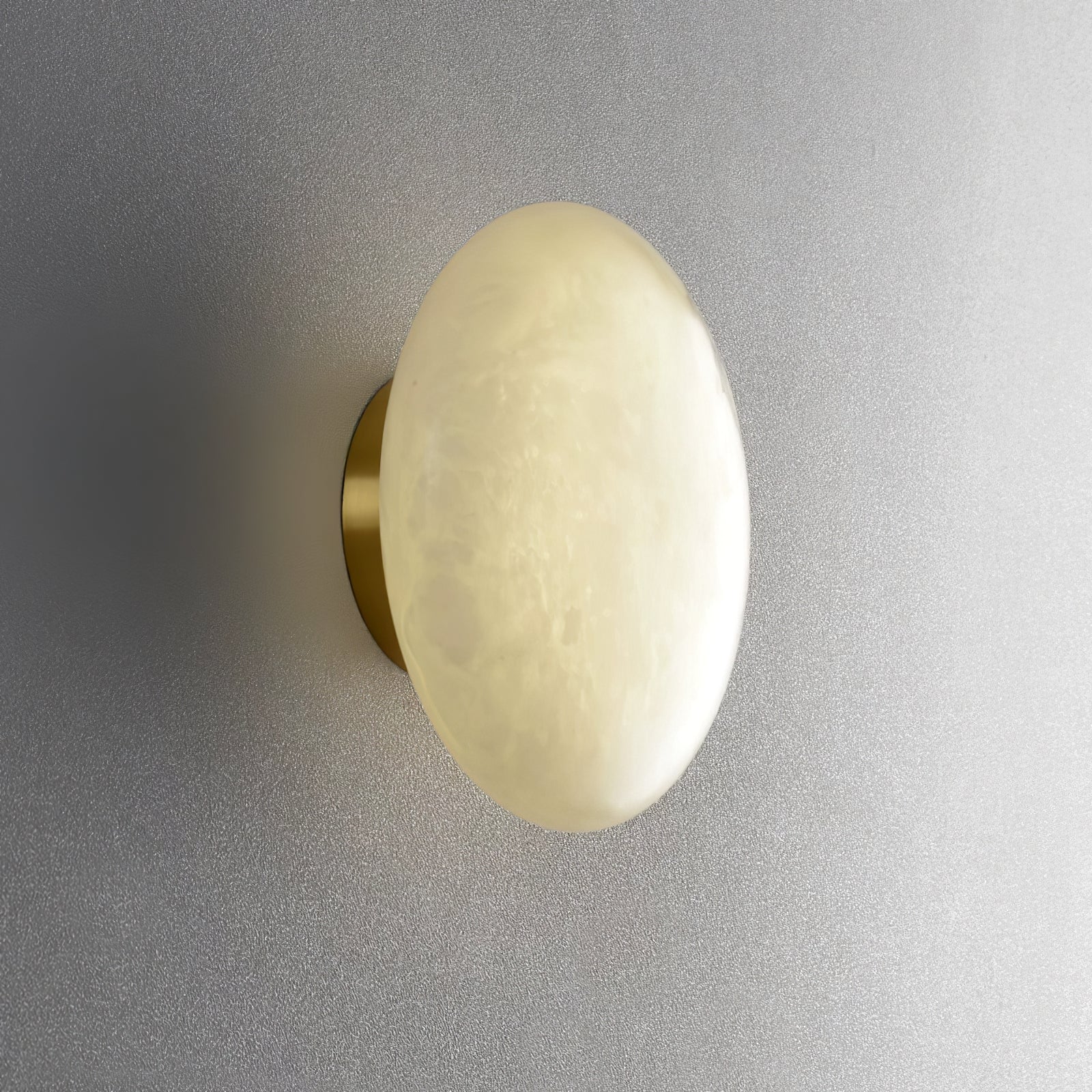 Vanorara Minimalist Alabaster Flush Mount Ceiling Light - Letslighting